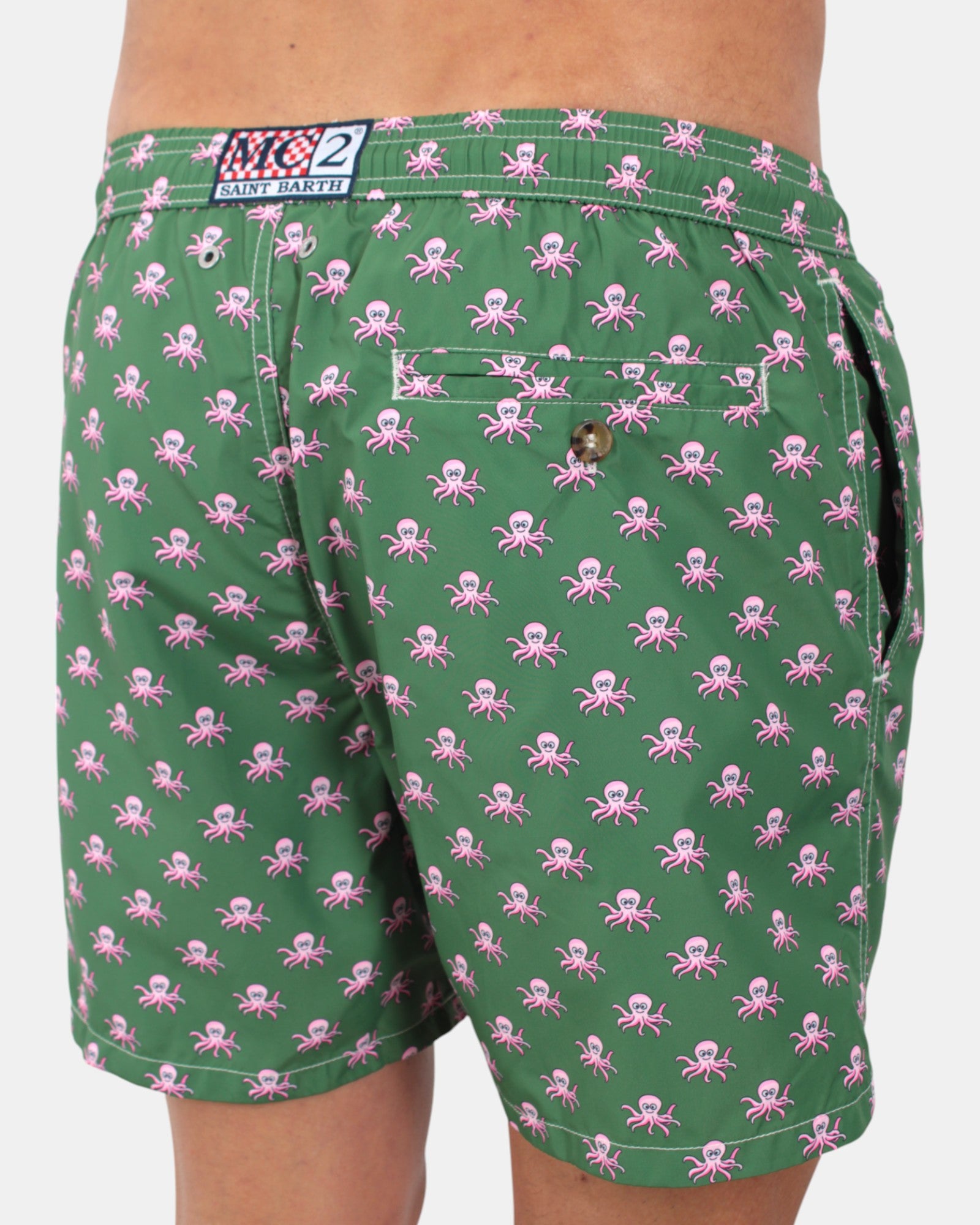 BOXER MARE Verde Mc2 Saint Barth