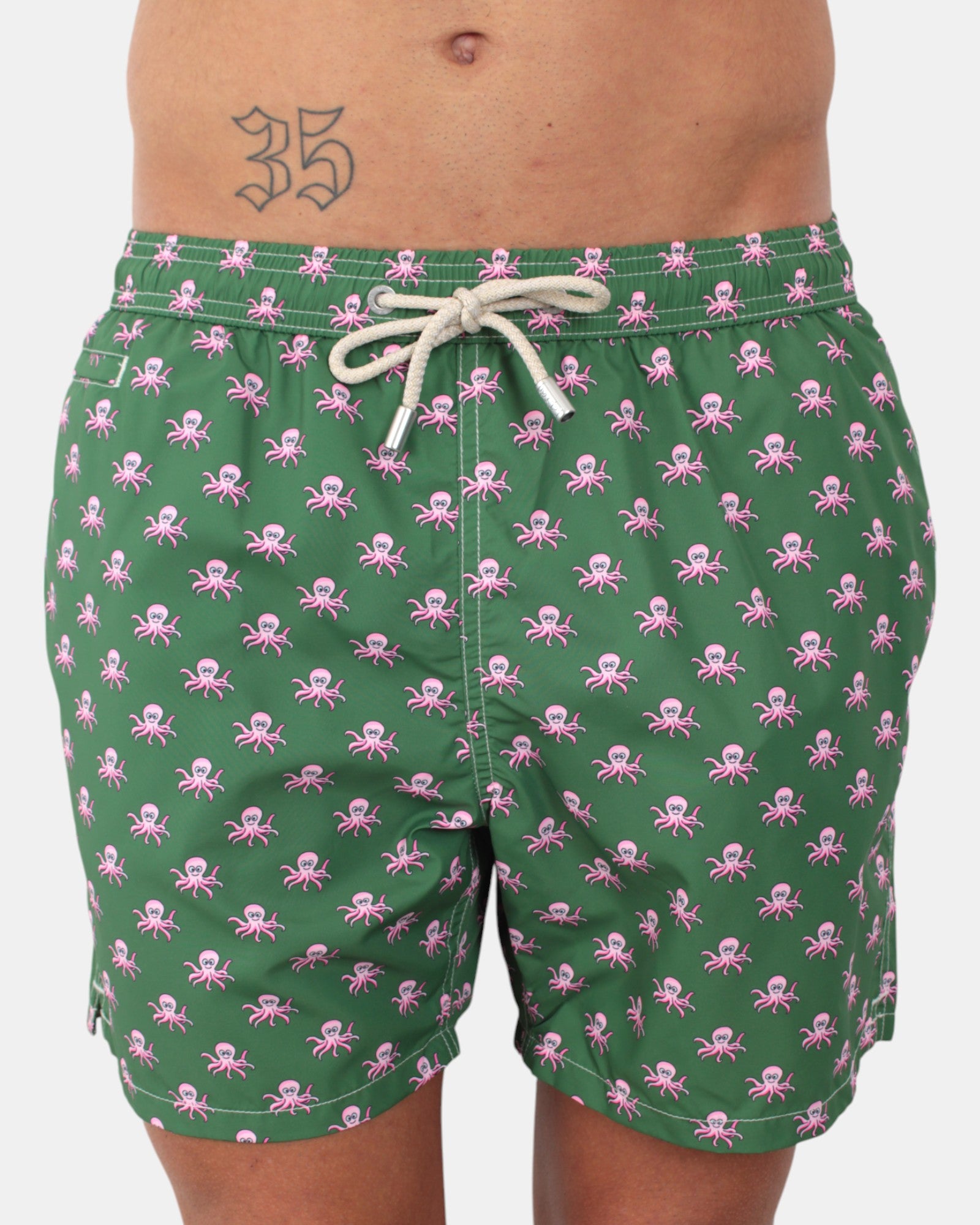 BOXER MARE Verde Mc2 Saint Barth