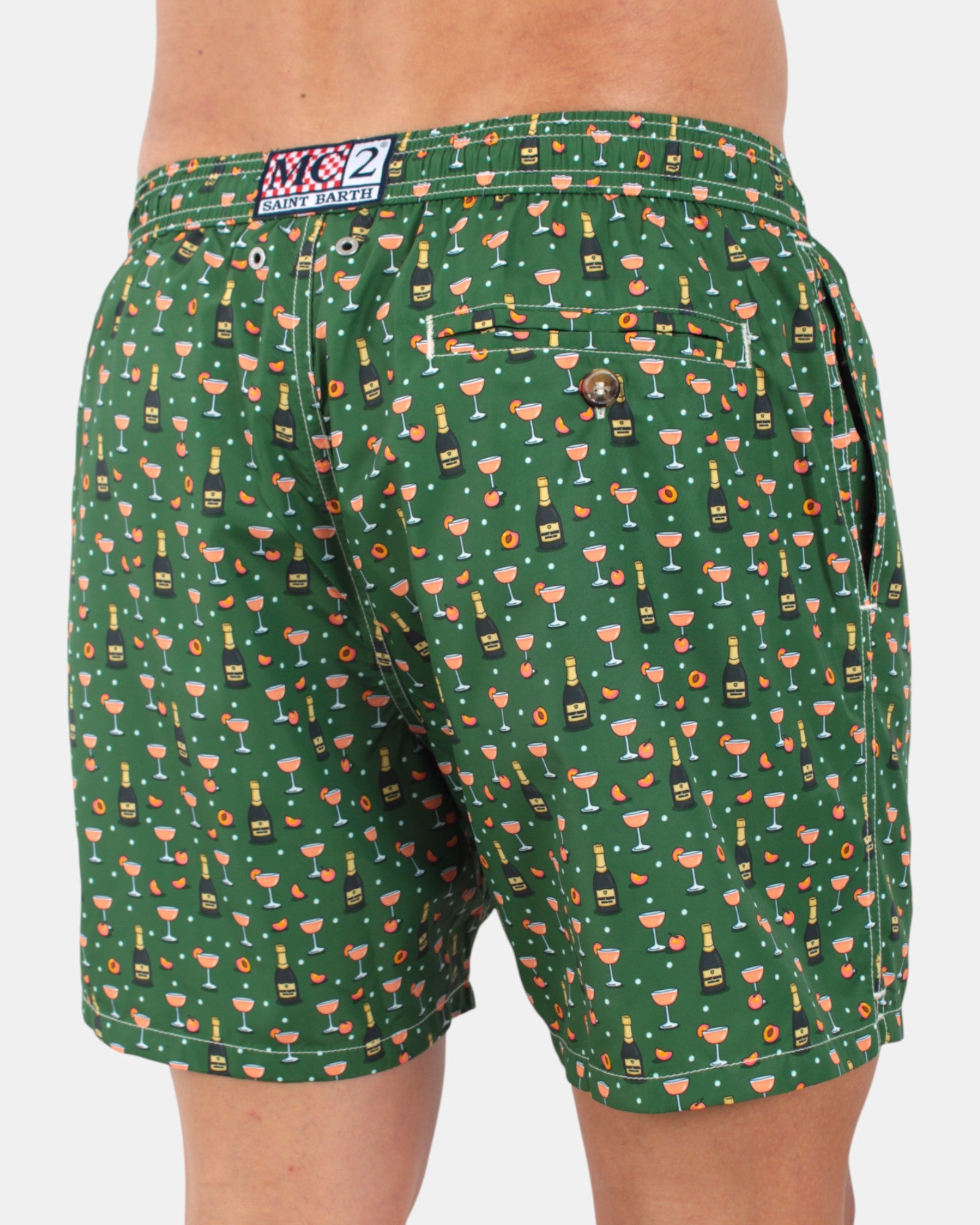 BOXER MARE Verde Mc2 Saint Barth