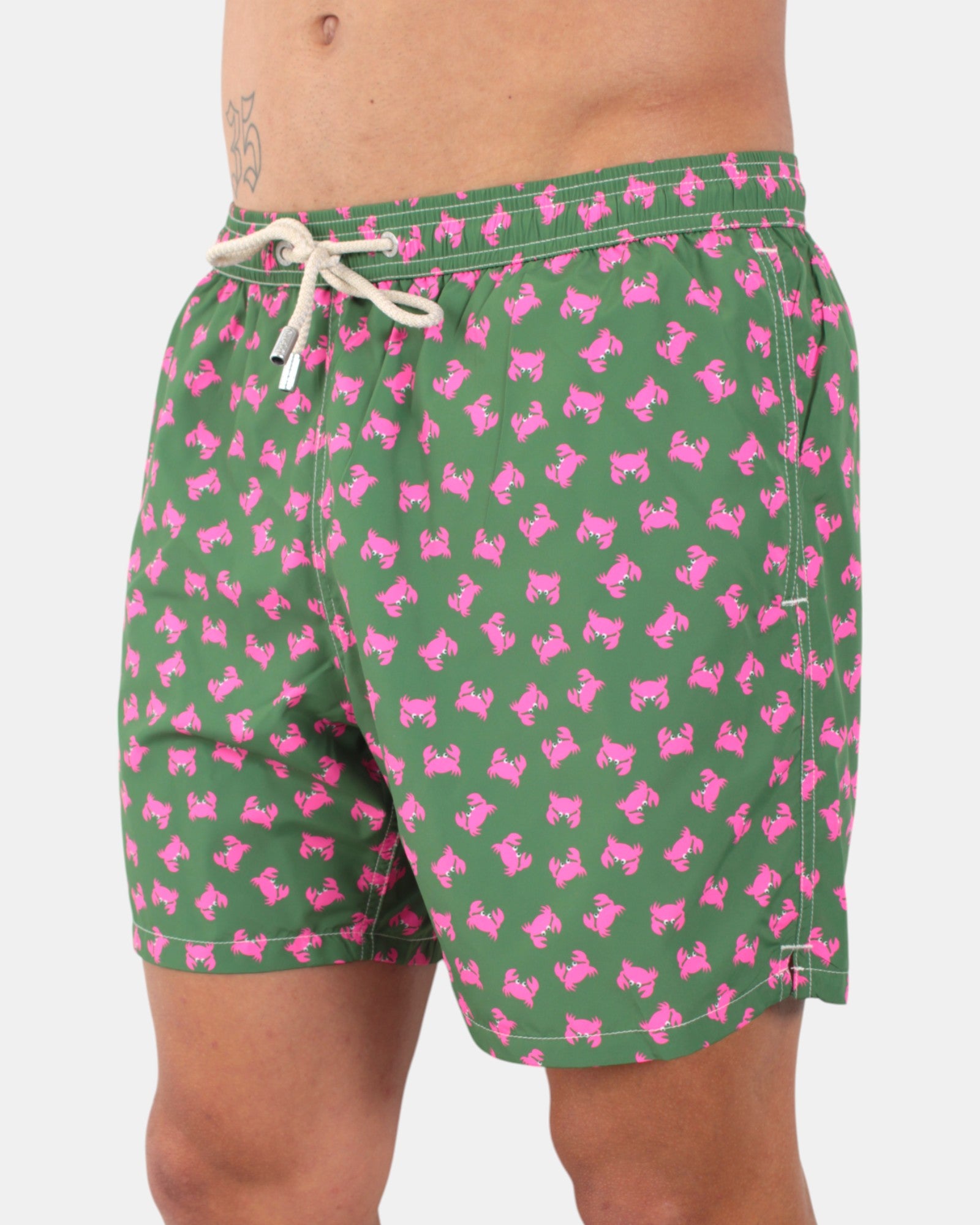 BOXER MARE Verde Mc2 Saint Barth