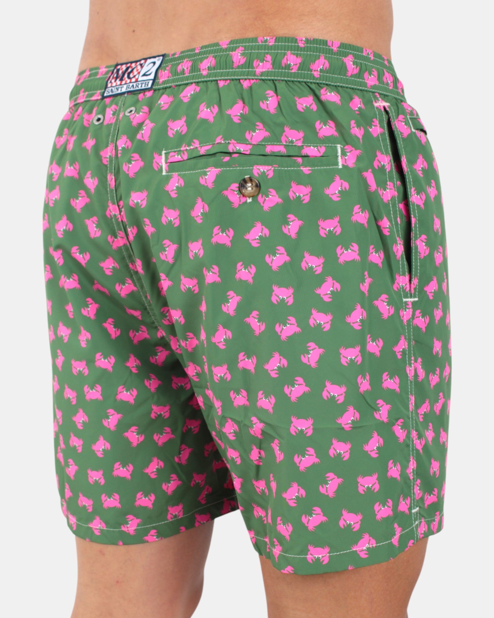 BOXER MARE Verde Mc2 Saint Barth