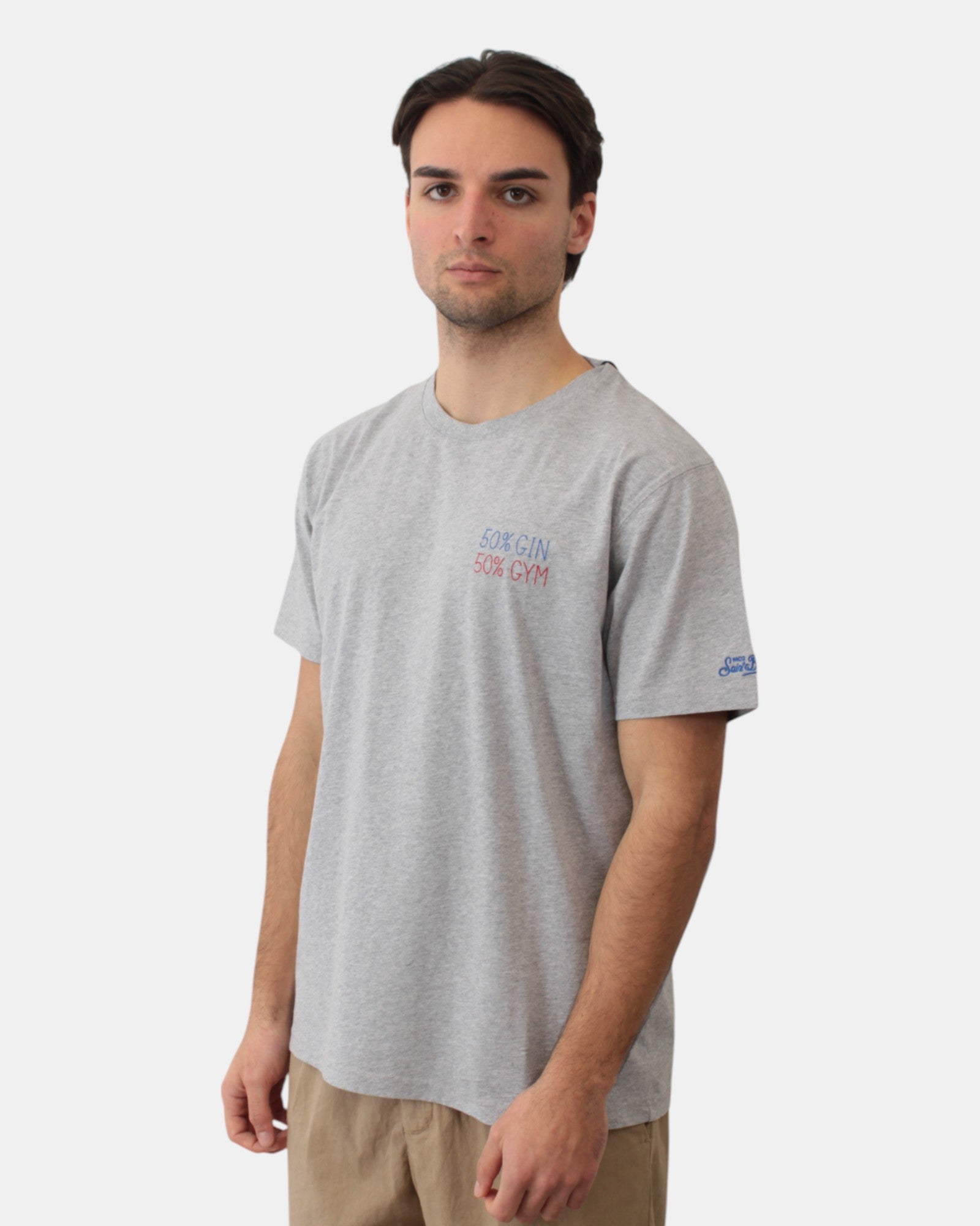T-SHIRT Grigio Mc2 Saint Barth