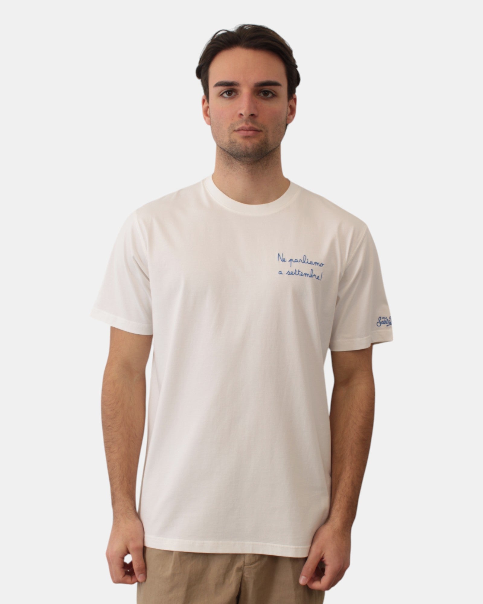 T-SHIRT Bianco Mc2 Saint Barth