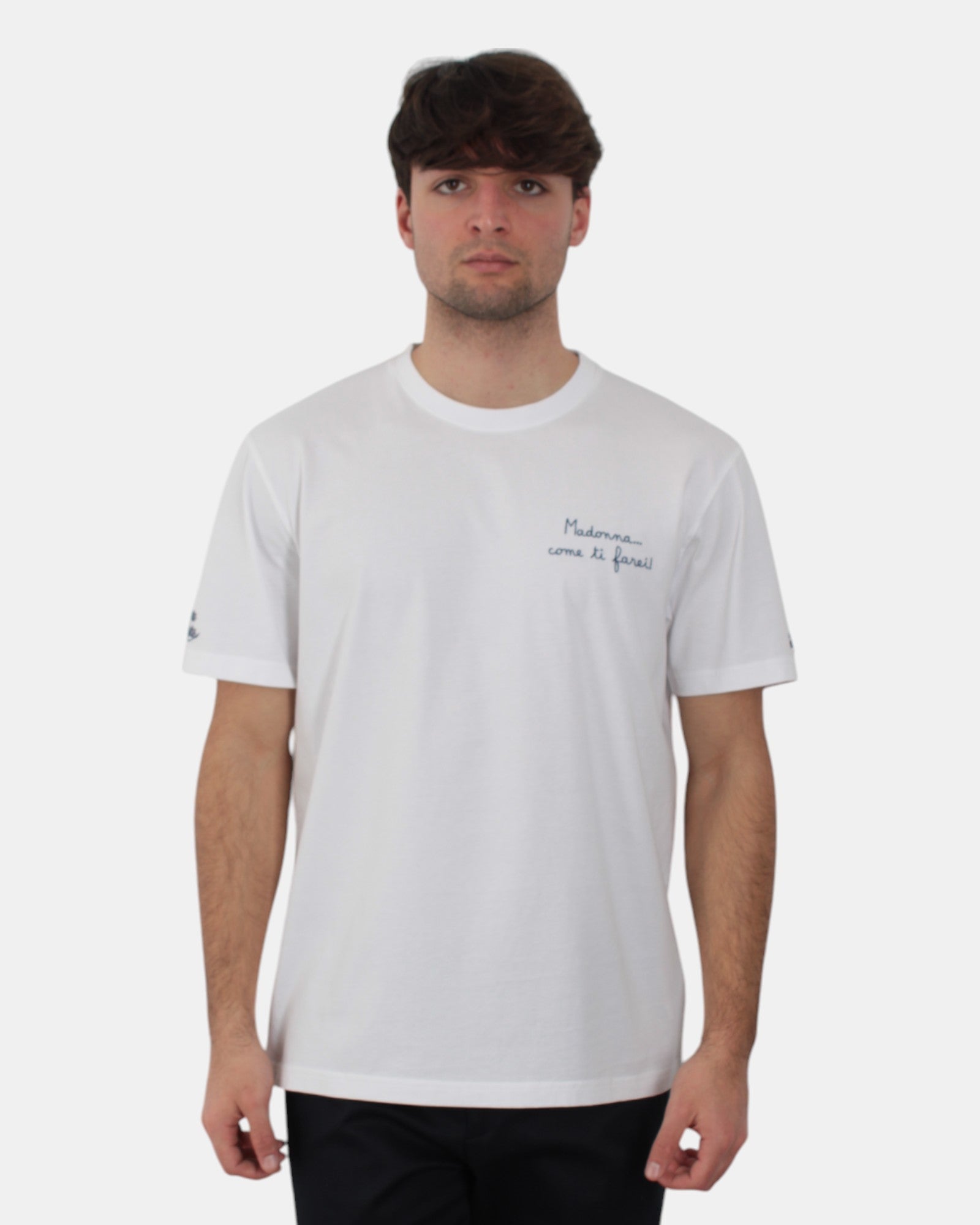 T-SHIRT Bianco Mc2 Saint Barth
