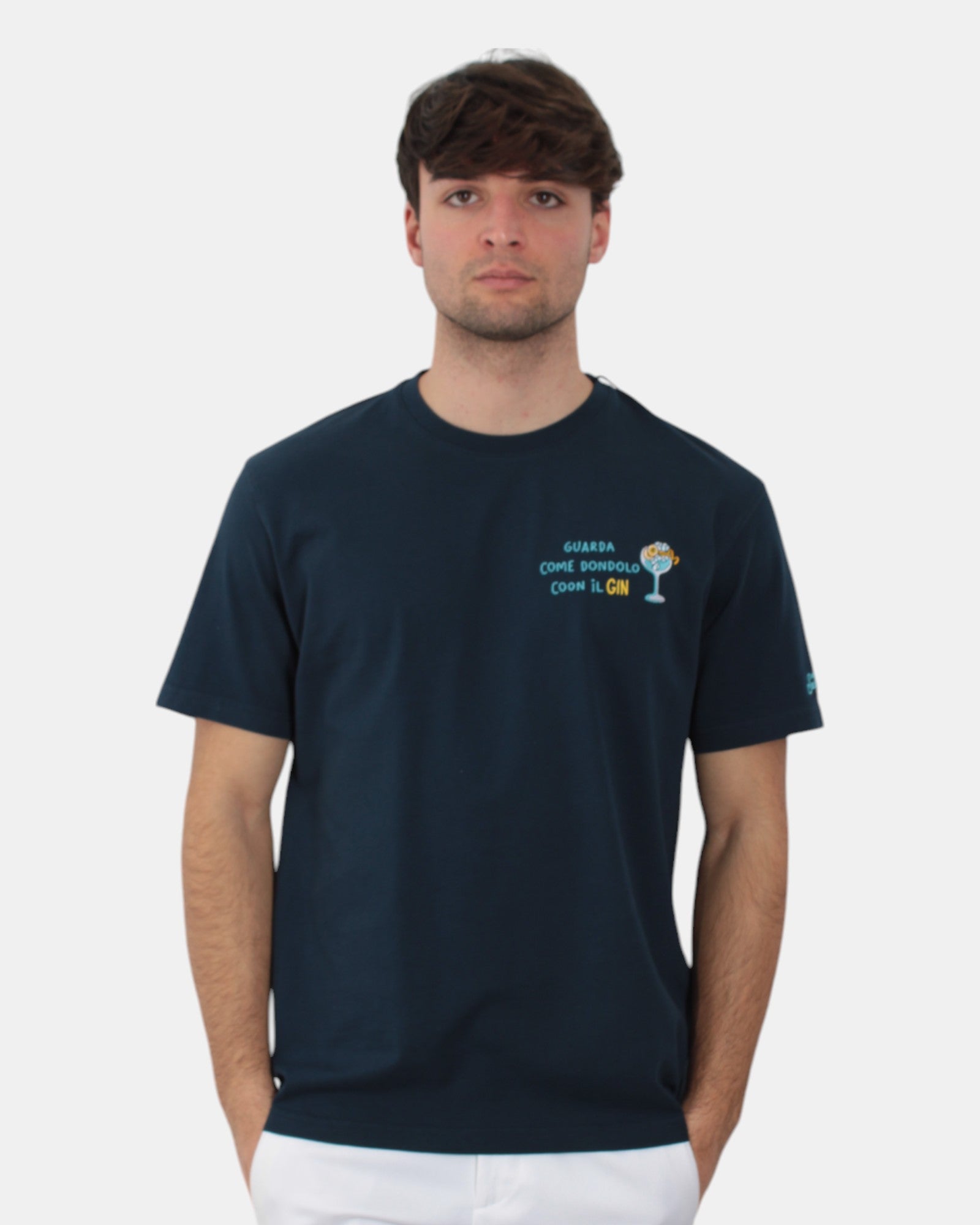 T-SHIRT Blu Mc2 Saint Barth