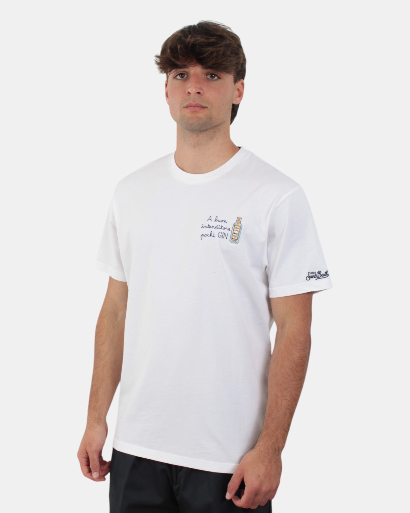 T-SHIRT Bianco Mc2 Saint Barth