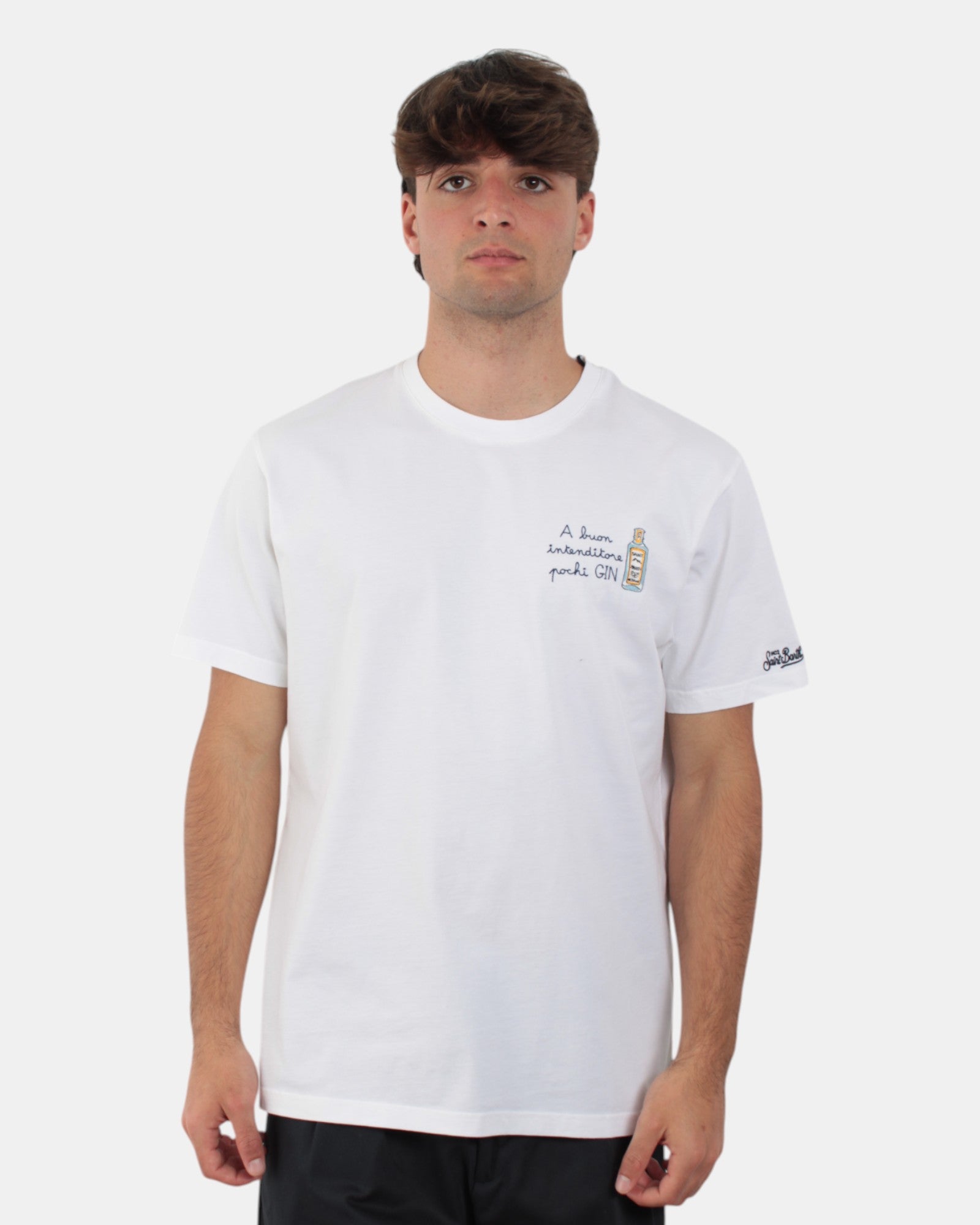 T-SHIRT Bianco Mc2 Saint Barth