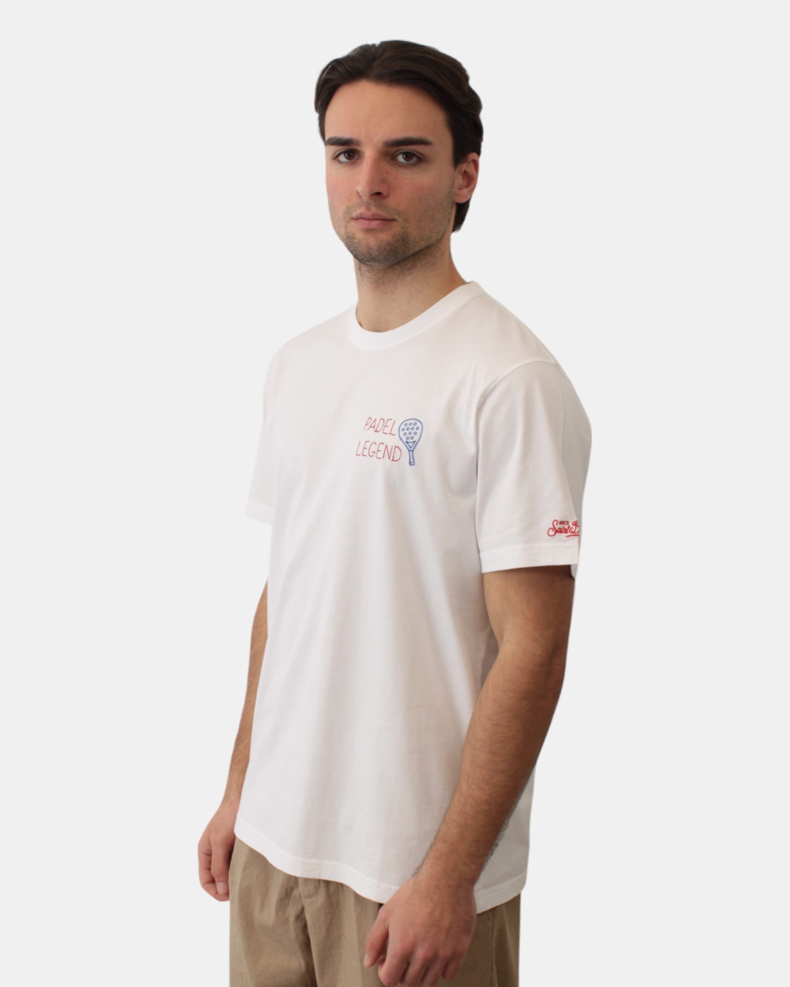 T-SHIRT Bianco Mc2 Saint Barth