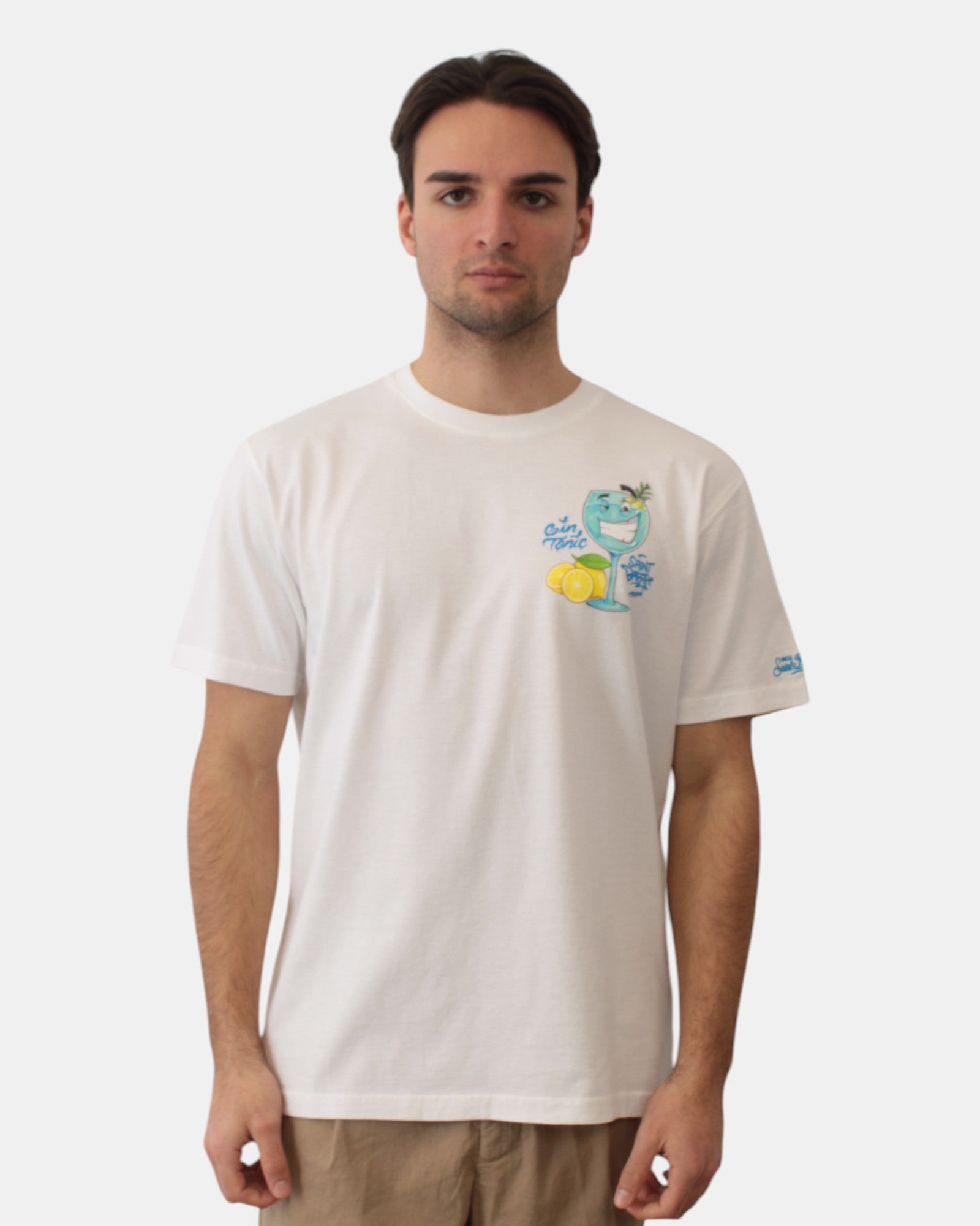 T-SHIRT Bianco Mc2 Saint Barth