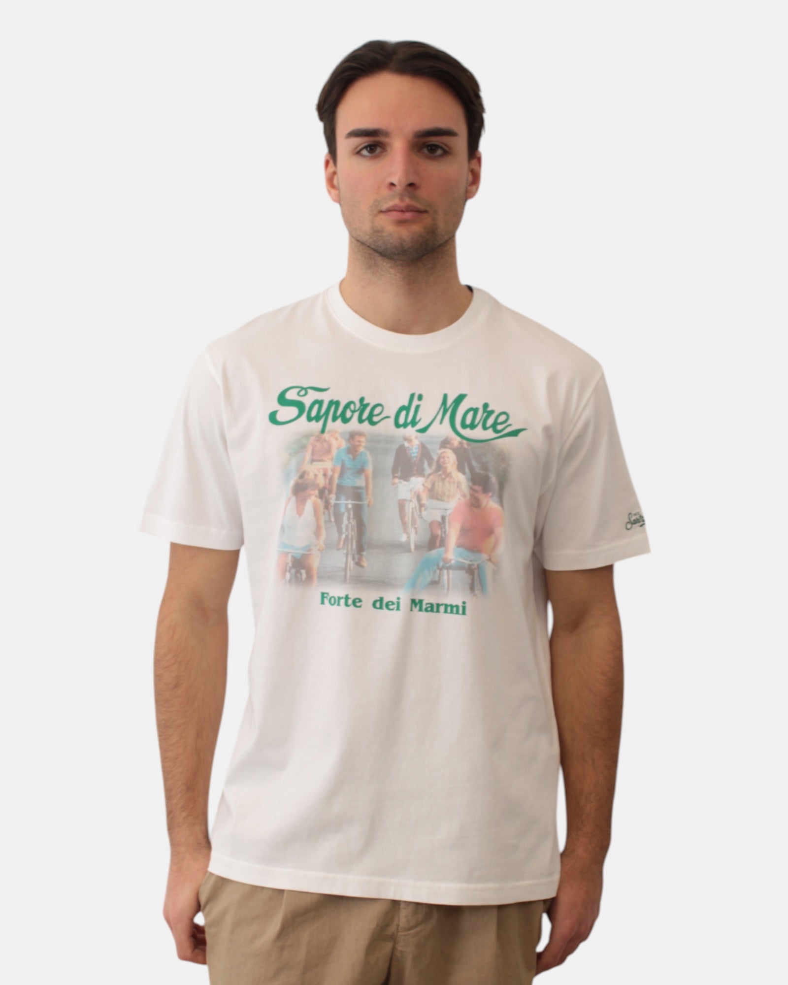 T-SHIRT Bianco Mc2 Saint Barth