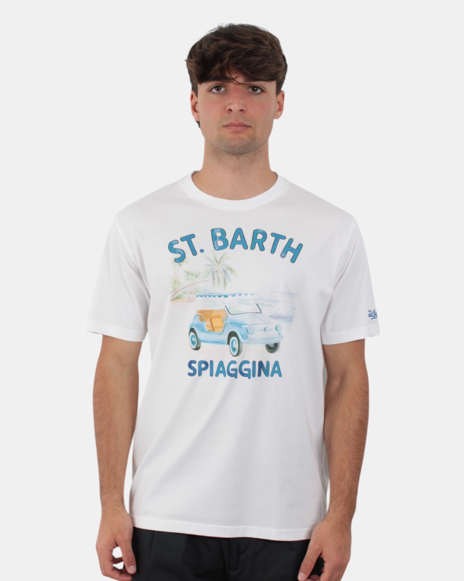 T-SHIRT Bianco Mc2 Saint Barth