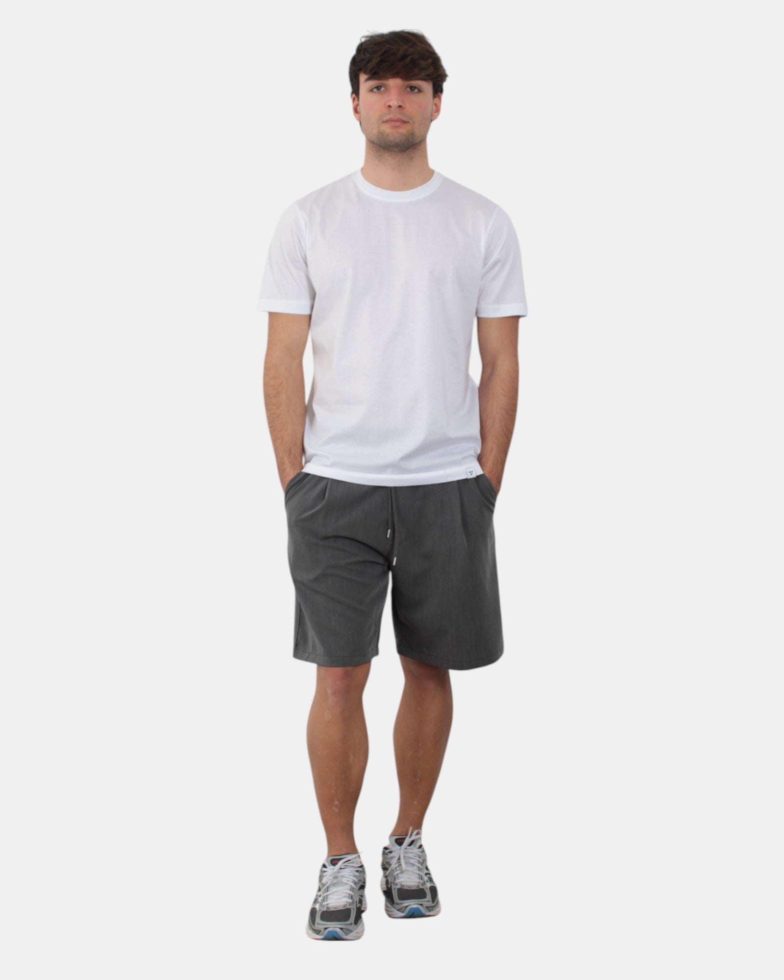 BERMUDA TASCA A FILO Grigio Woc