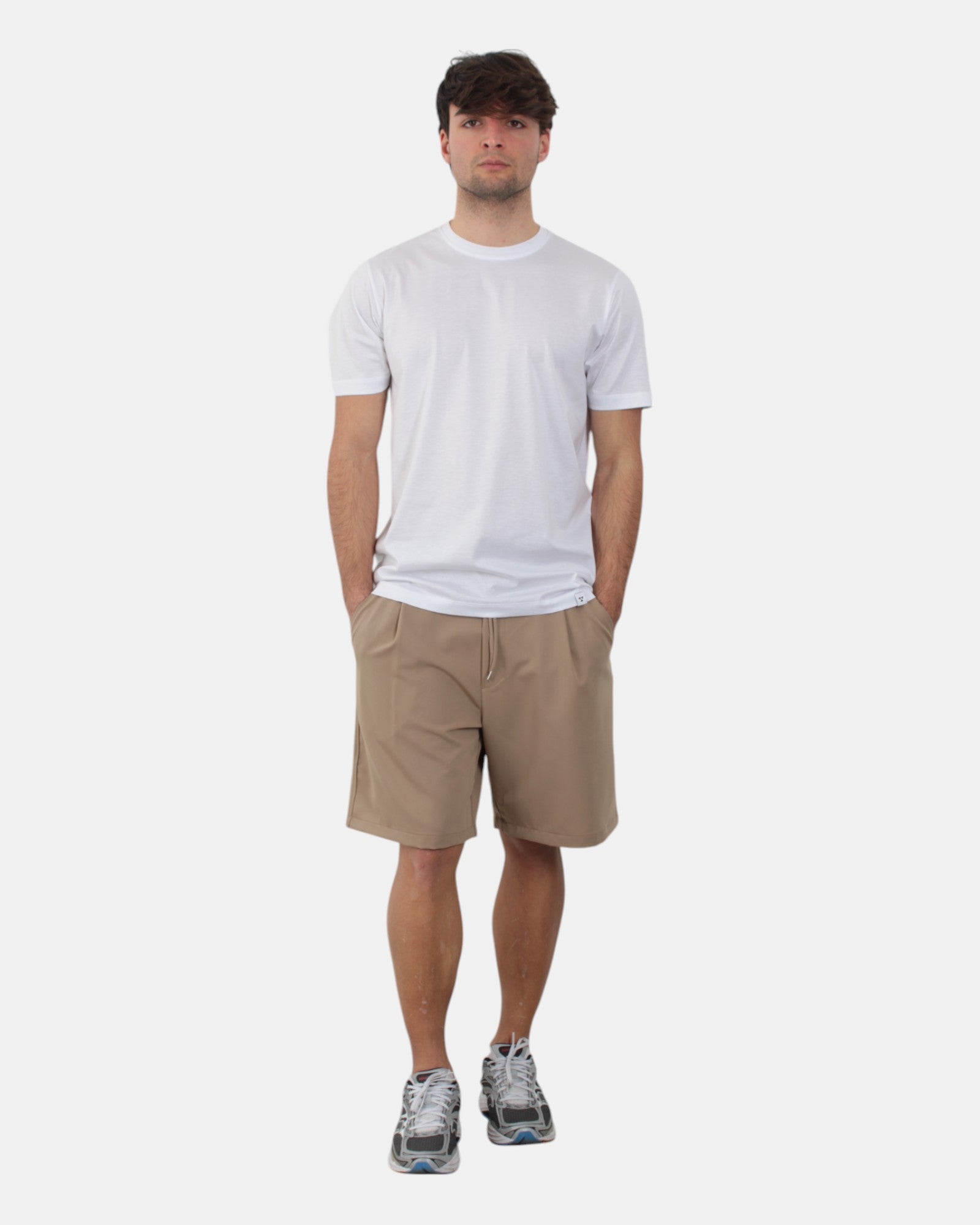 BERMUDA TASCA A FILO Beige Woc