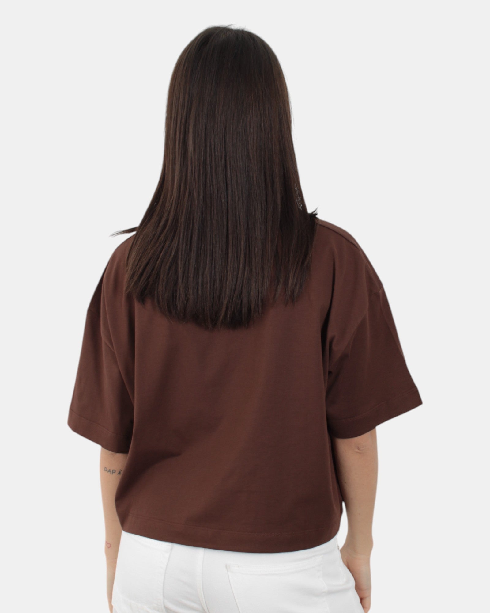 T-SHIRT Marrone Woc