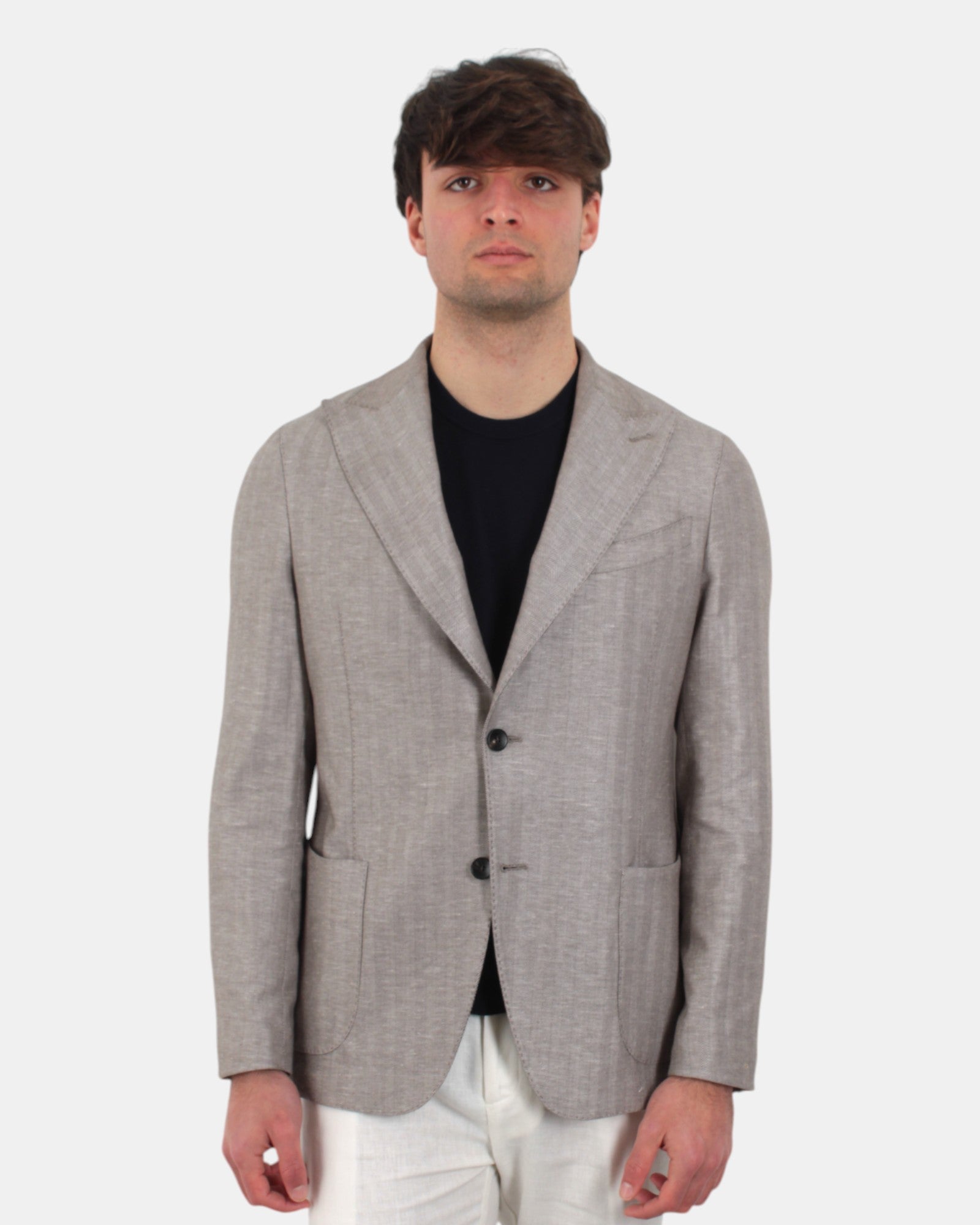 BLAZER MONOPETTO Grigio Galà