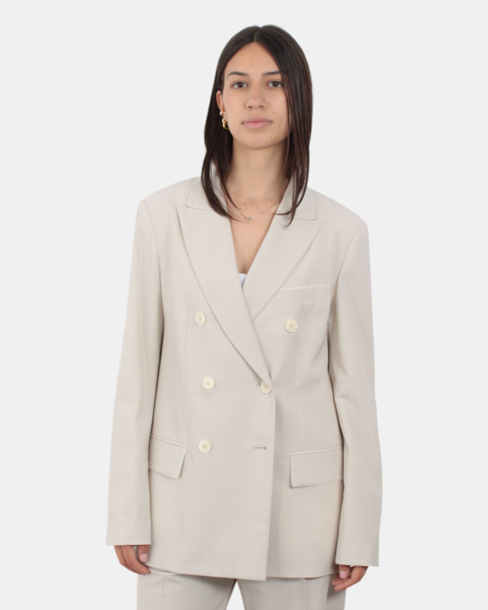 BLAZER DOPPIOPETTO Panna Jucca