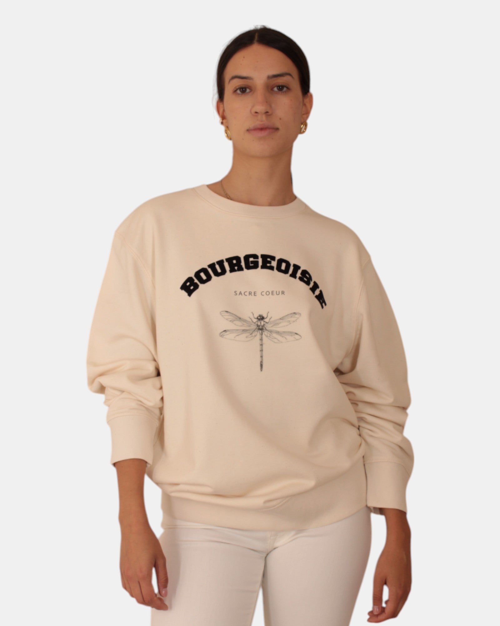 FELPE A GIROCOLLO Beige Elitè