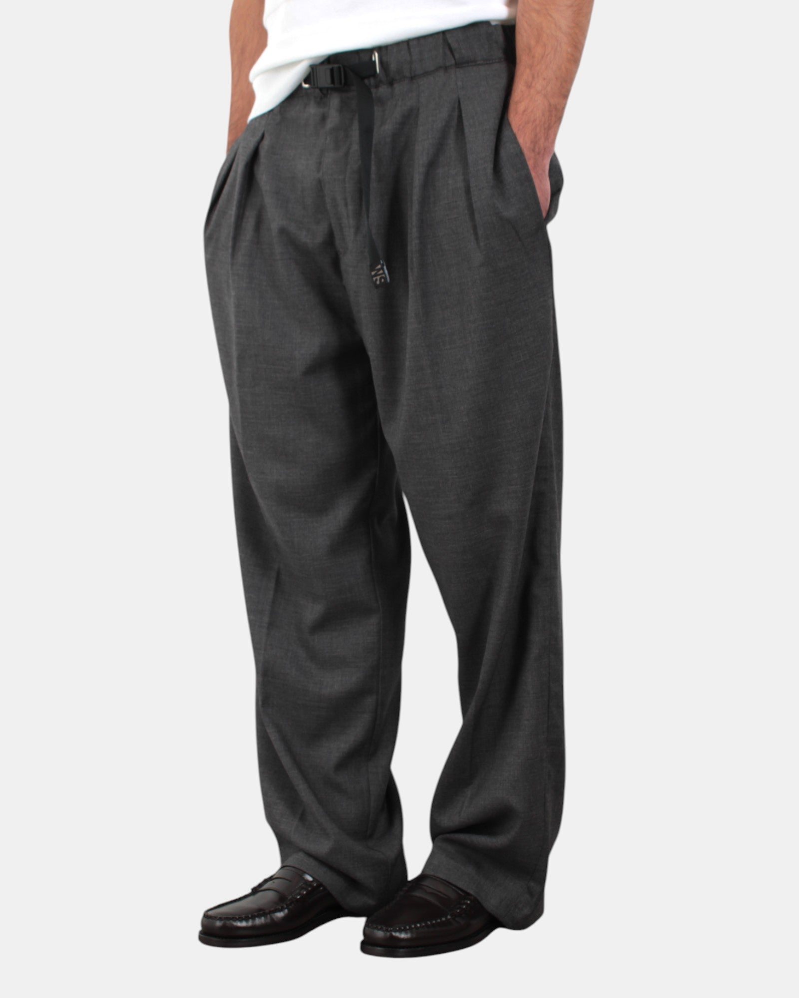 PANTALONI CON COULISSE Grigio White Sand