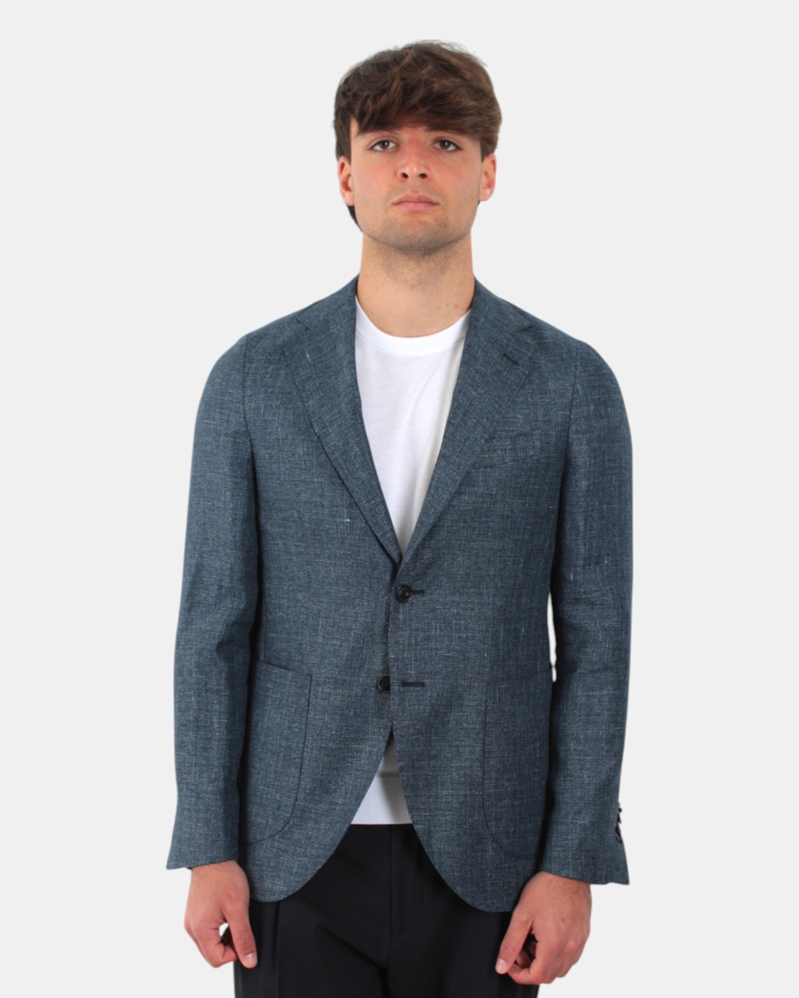 BLAZER MONOPETTO Blu Bollani Napoli