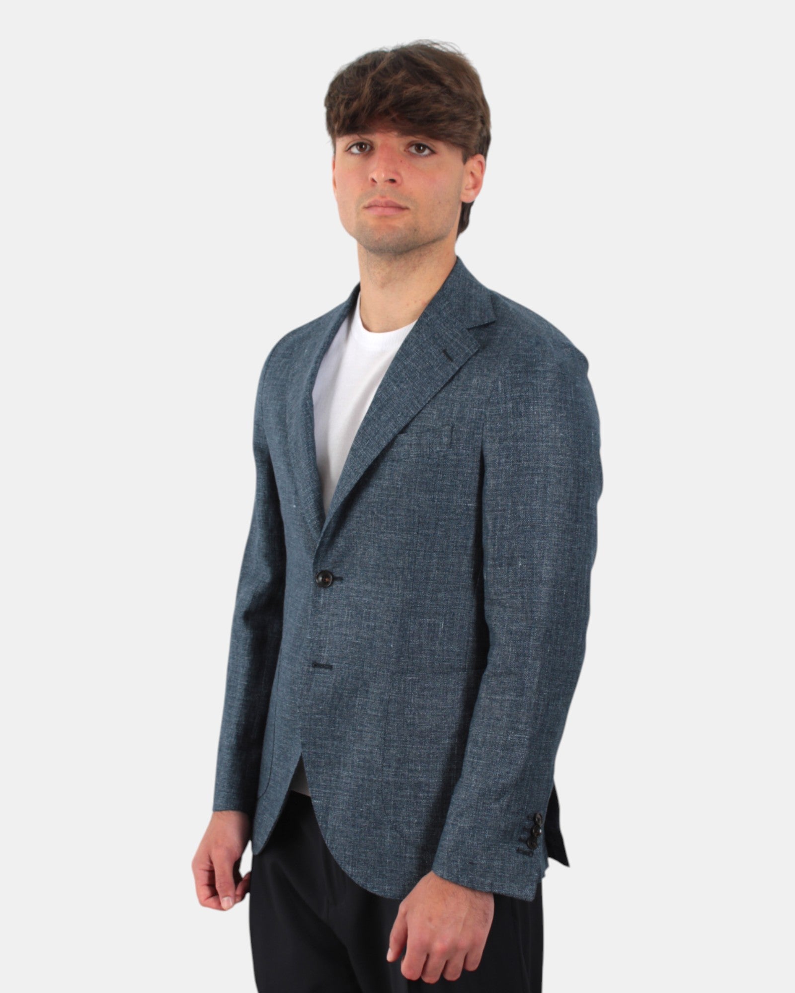 BLAZER MONOPETTO Blu Bollani Napoli