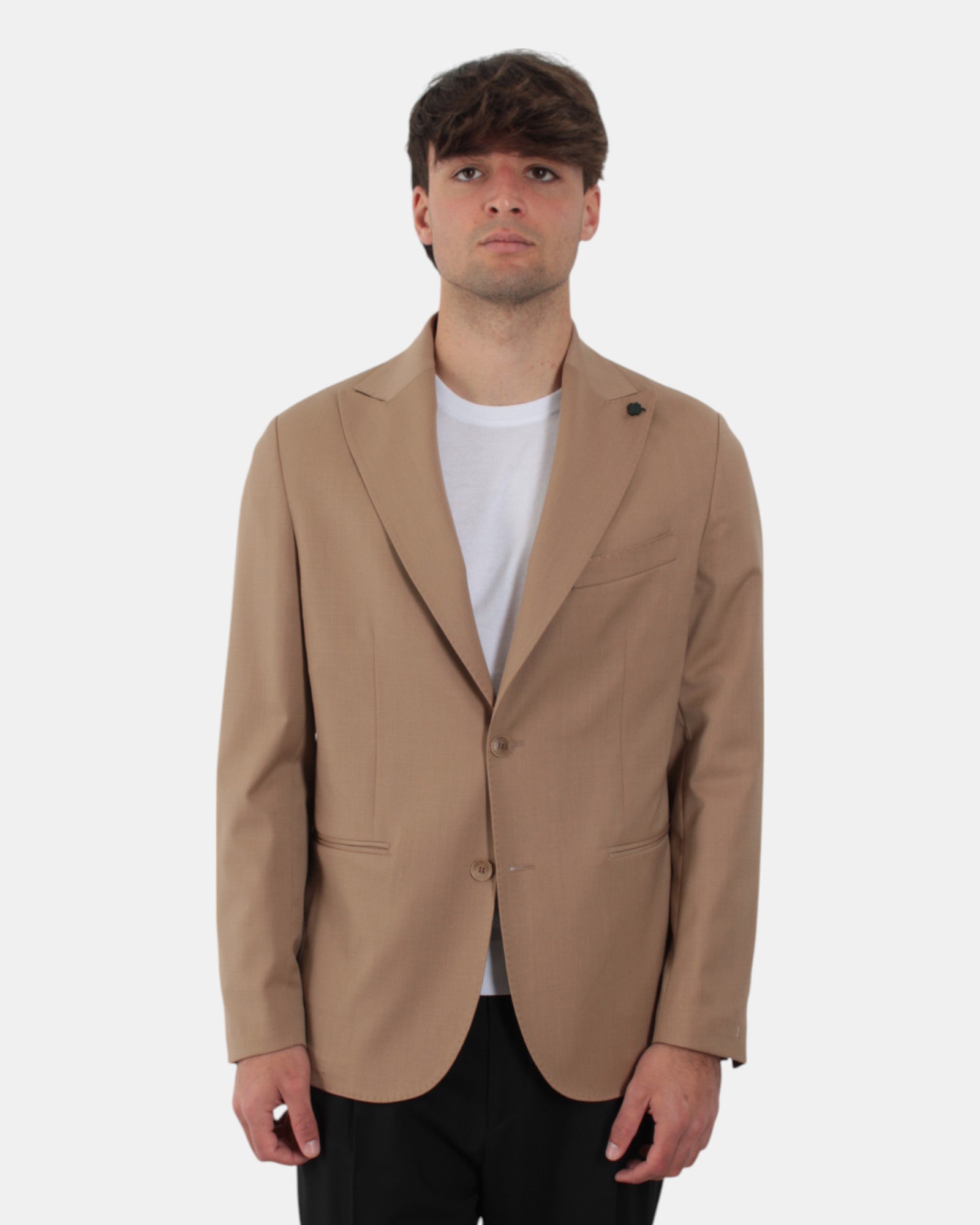 BLAZER MONOPETTO Beige Bottega Marchigiana