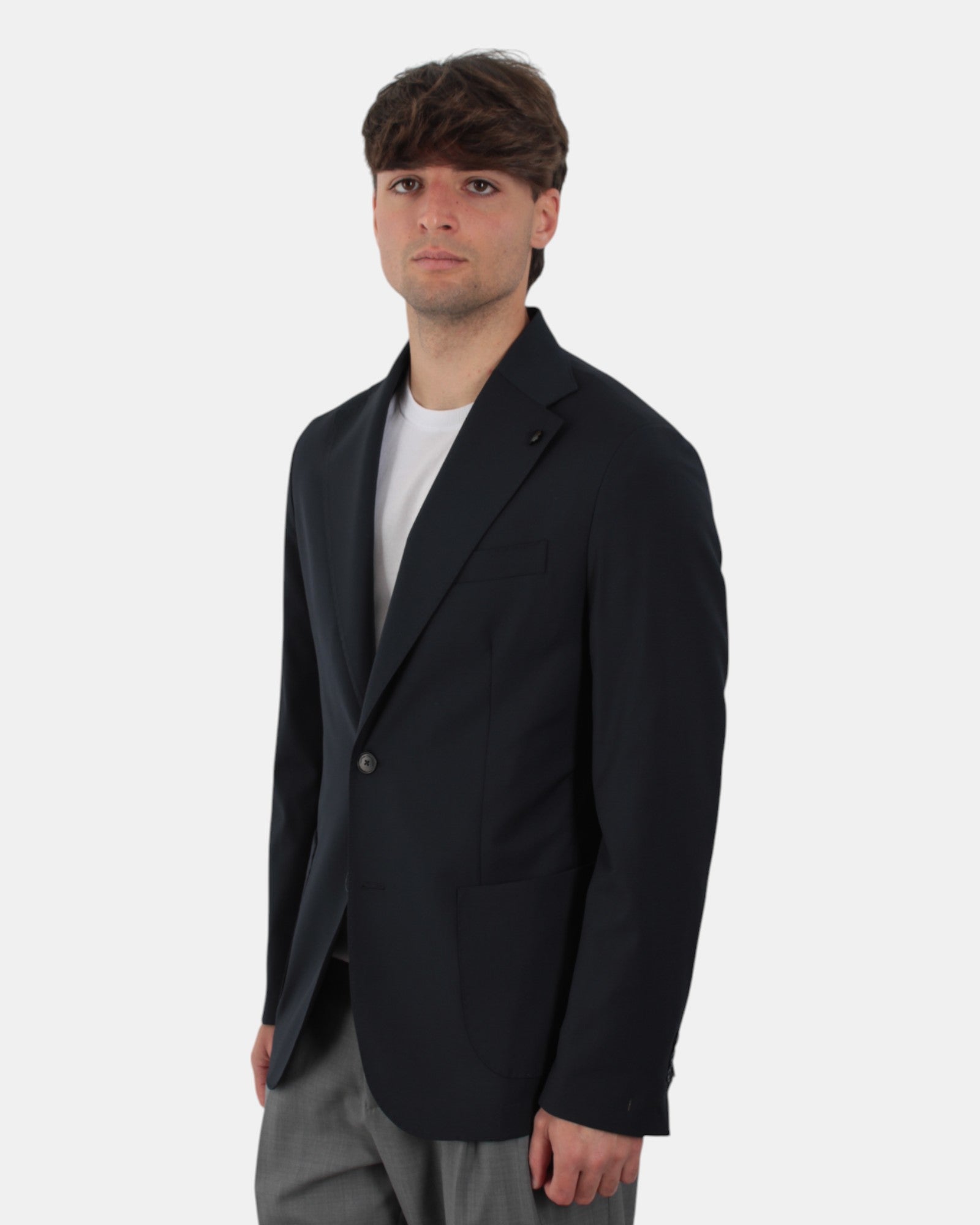 BLAZER DOPPIOPETTO Blu Bottega Marchigiana