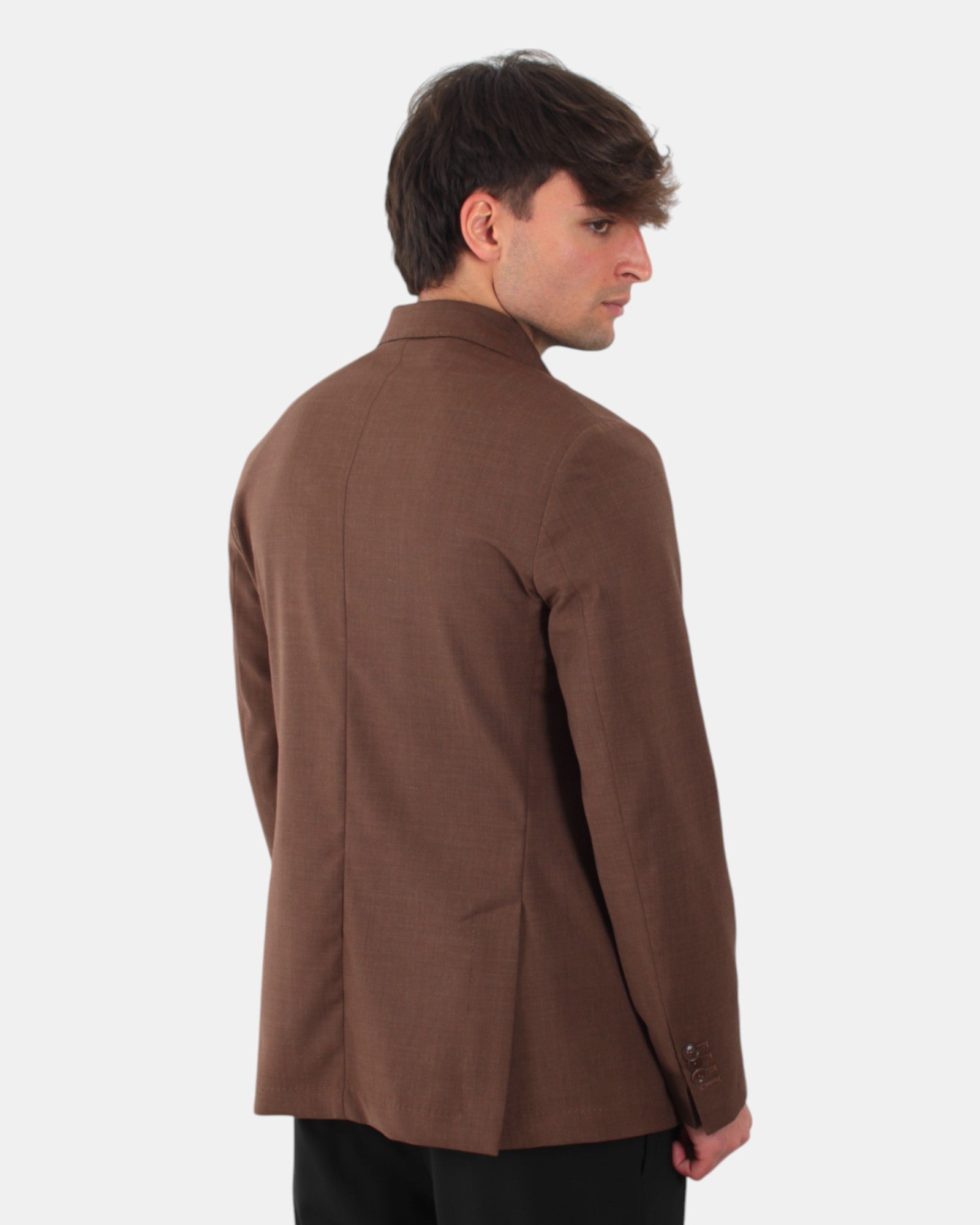 BLAZER MONOPETTO Marrone Bottega Marchigiana