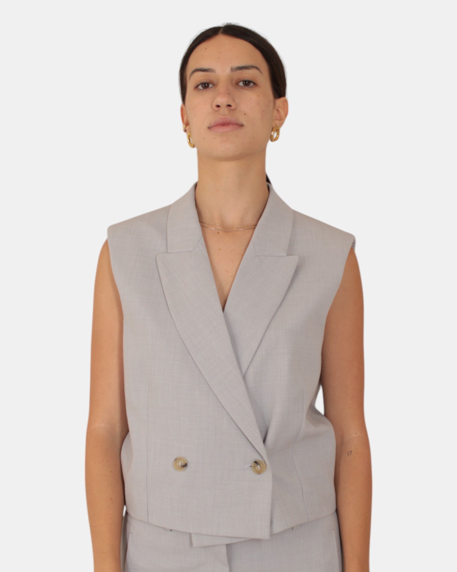 GILET Grigio Solotre