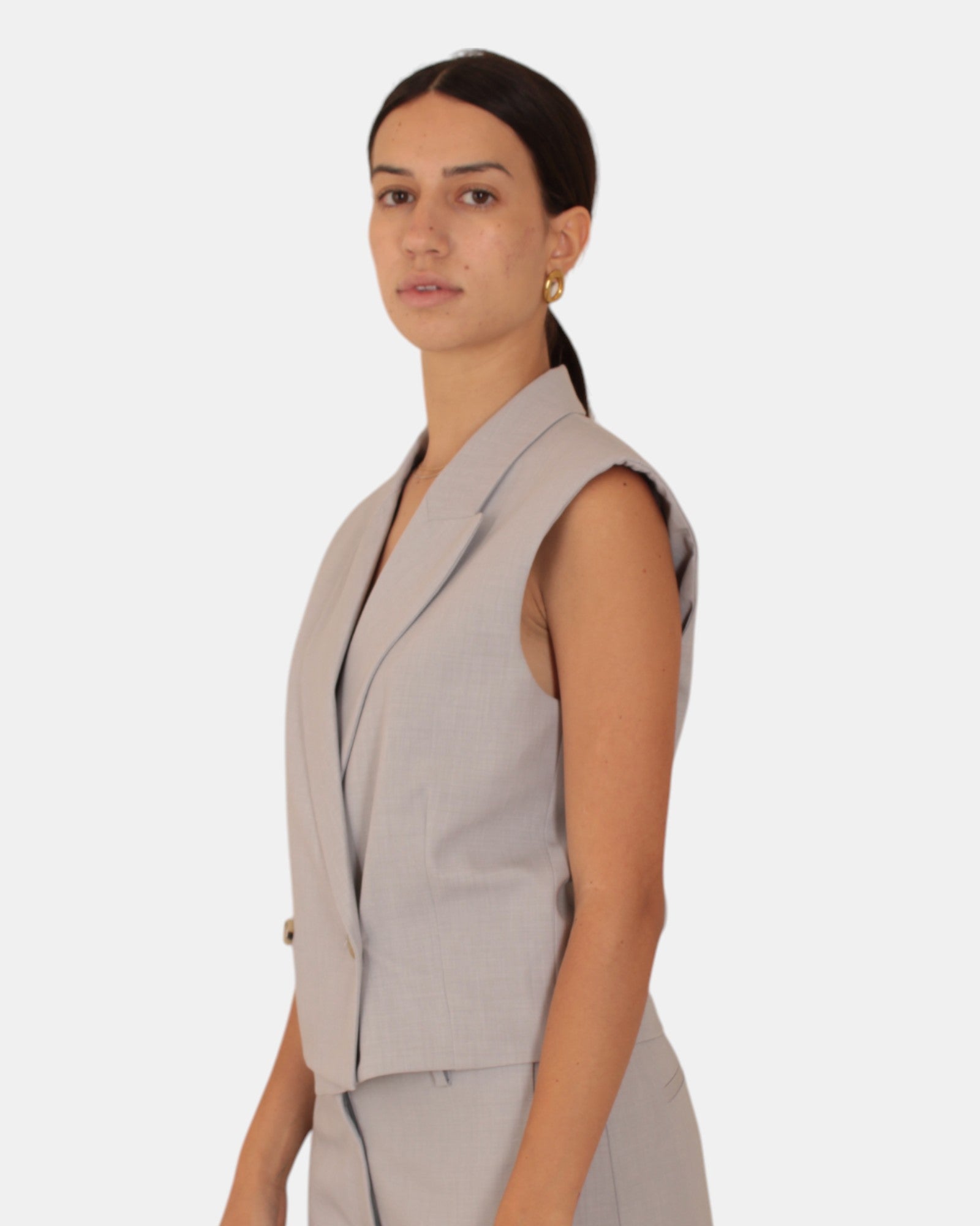 GILET Grigio Solotre