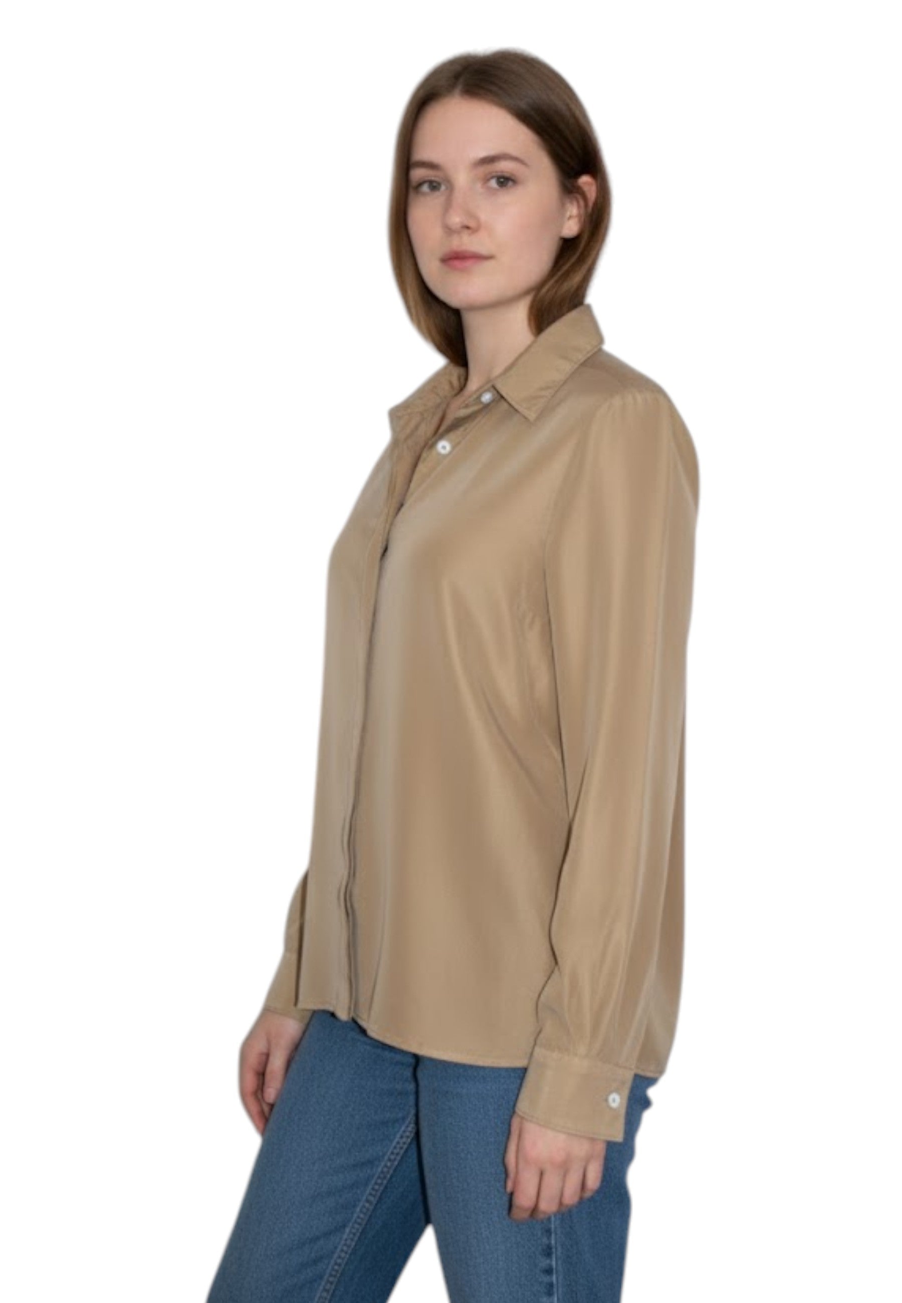 CAMICIE MANICA LUNGA Beige Academia