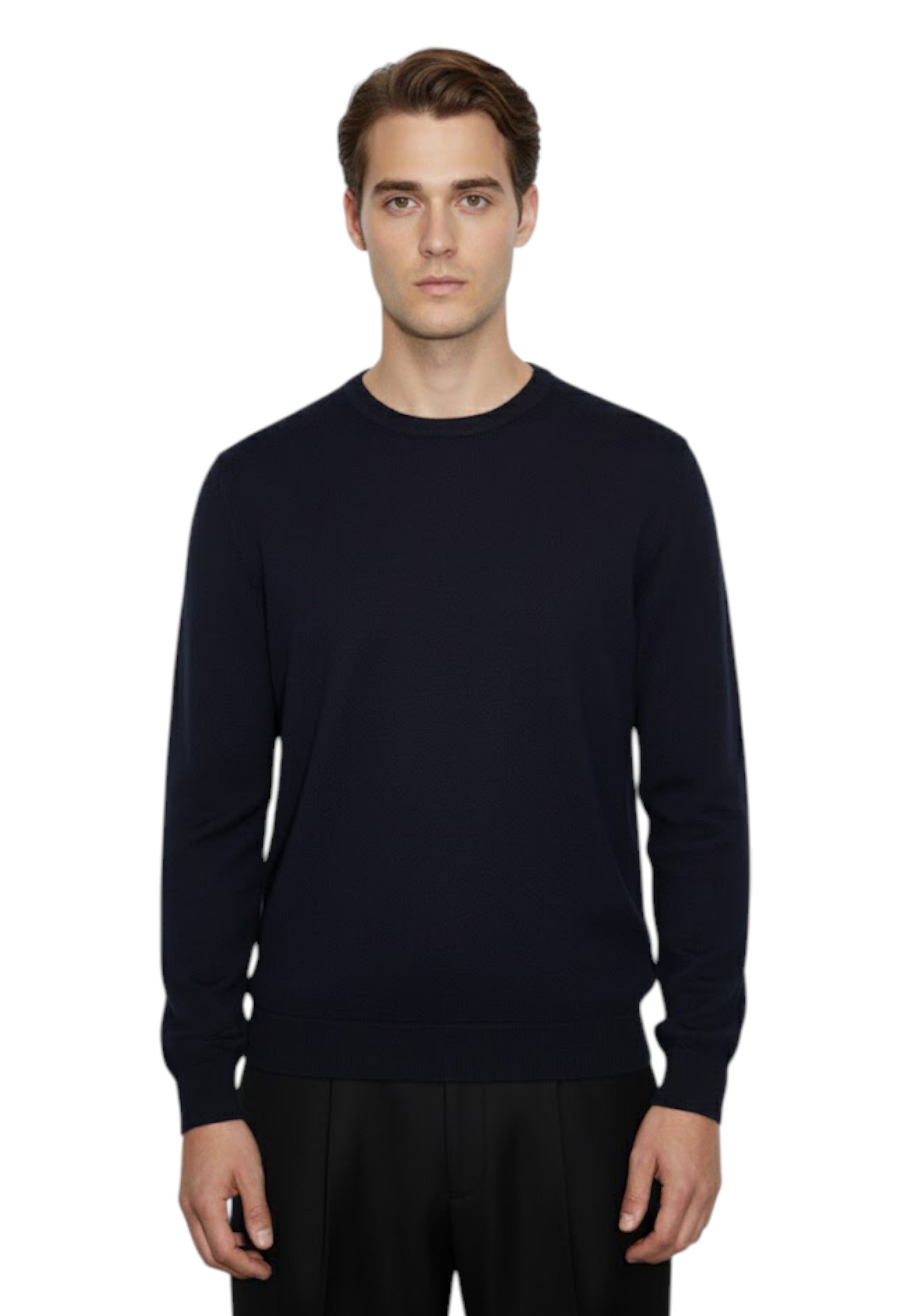 GIROCOLLO MANICA LUNGA Blu Altea