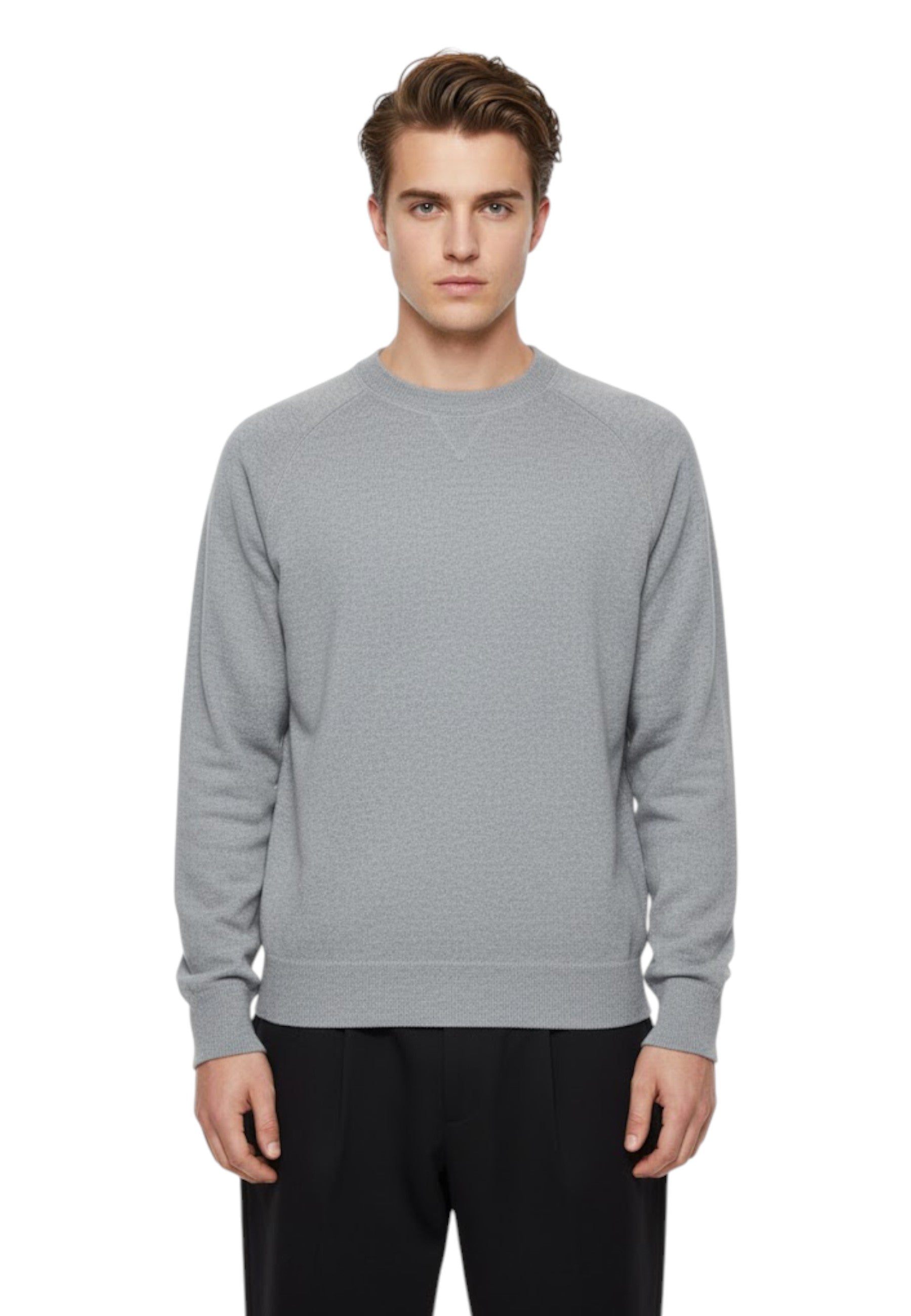 GIROCOLLO MANICA LUNGA Grigio Kangra