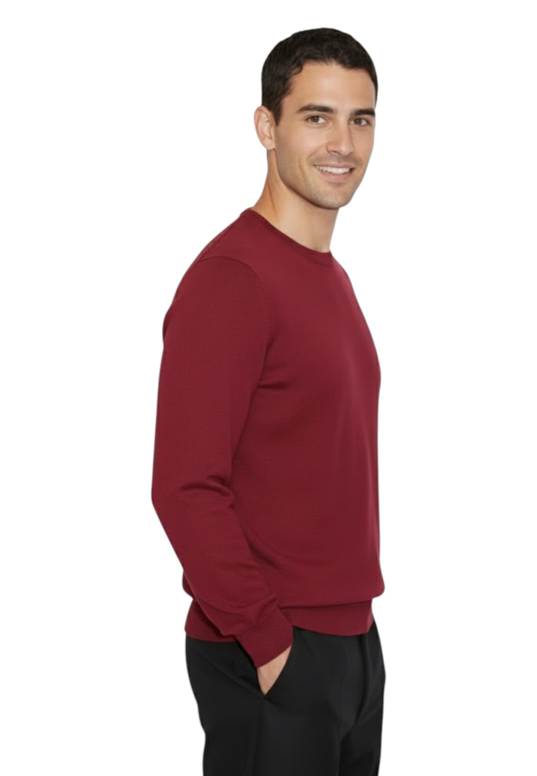 GIROCOLLO MANICA LUNGA Marrone Kangra