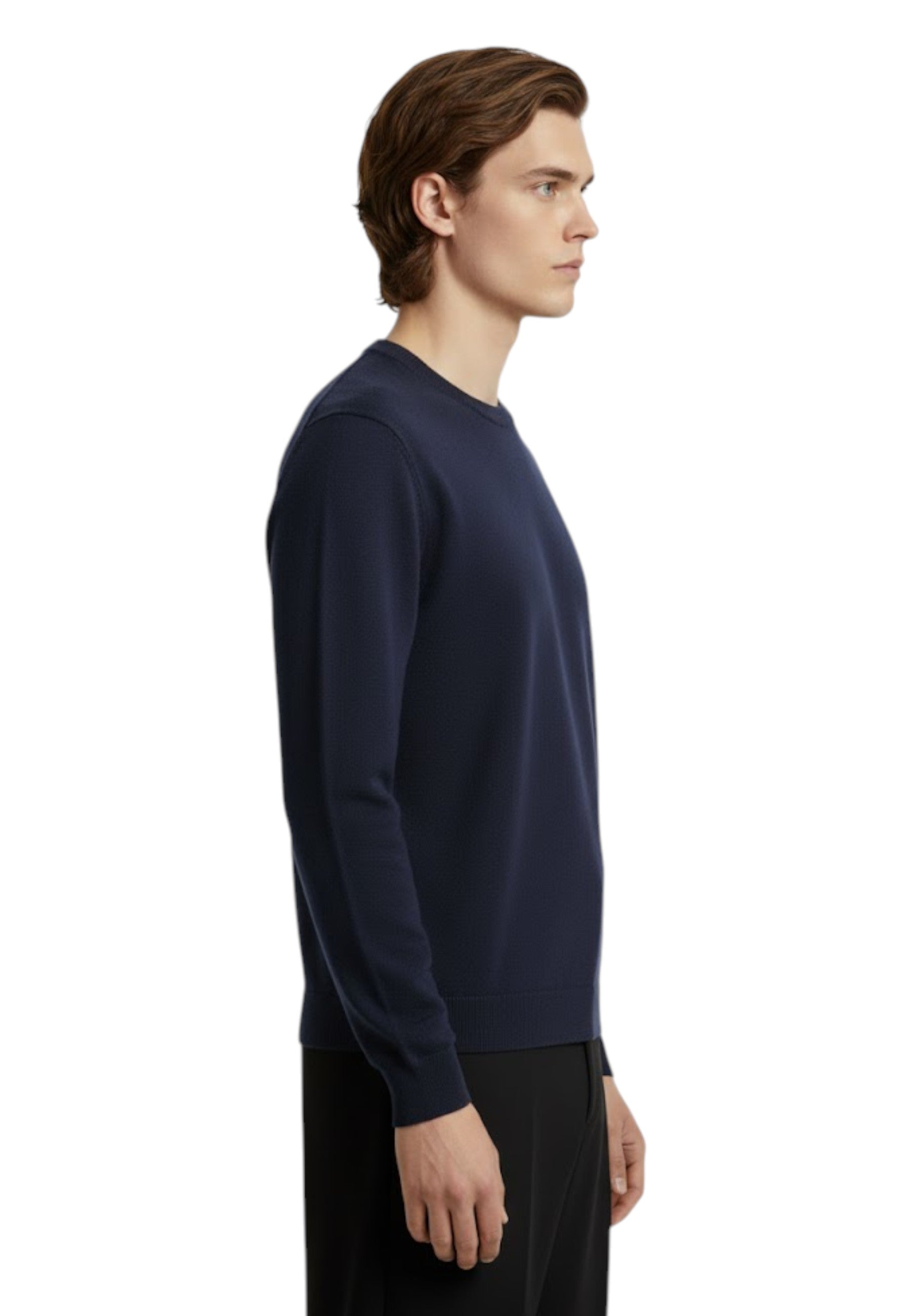 GIROCOLLO MANICA LUNGA Blu Kangra