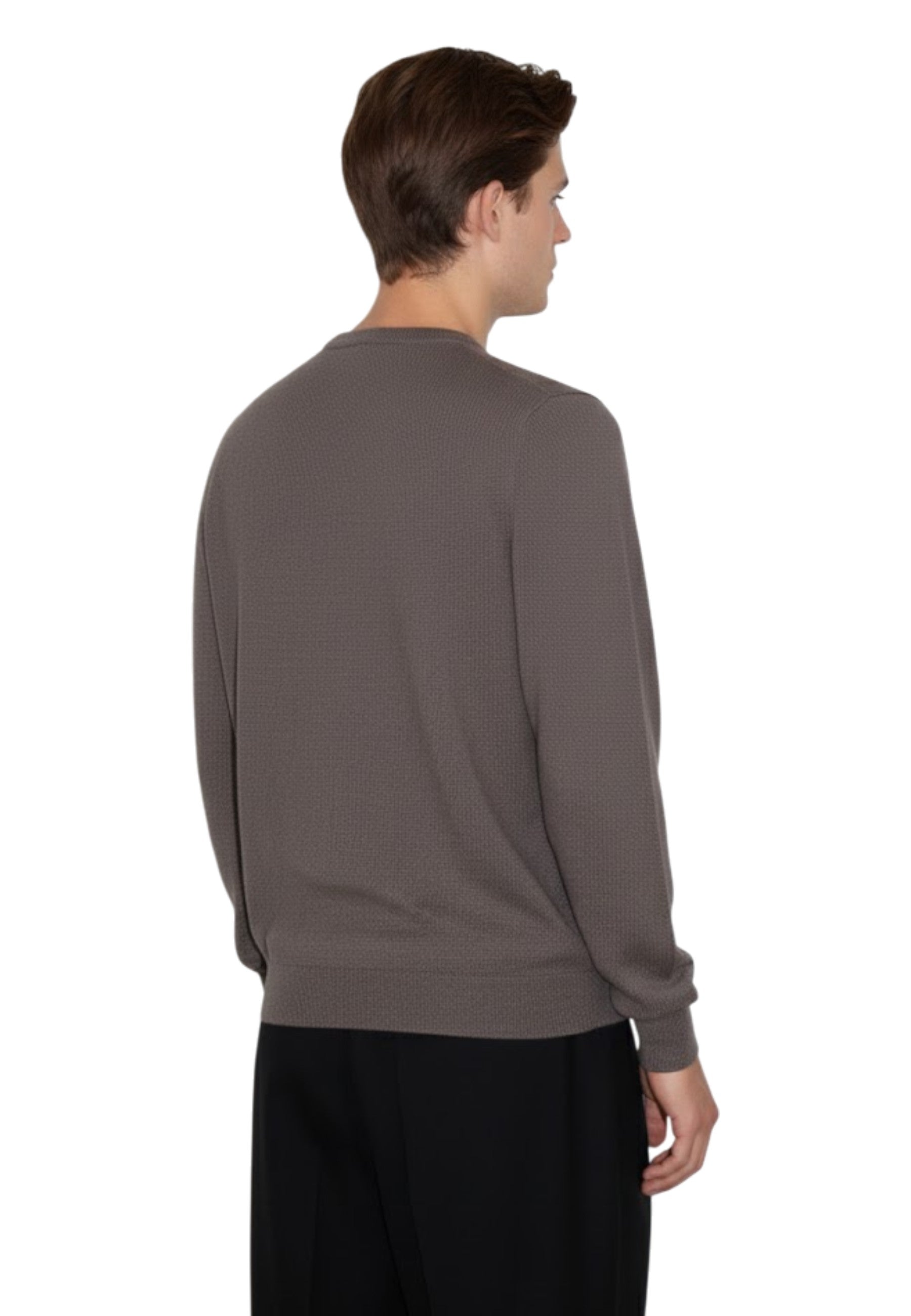 GIROCOLLO MANICA LUNGA Marrone Kangra