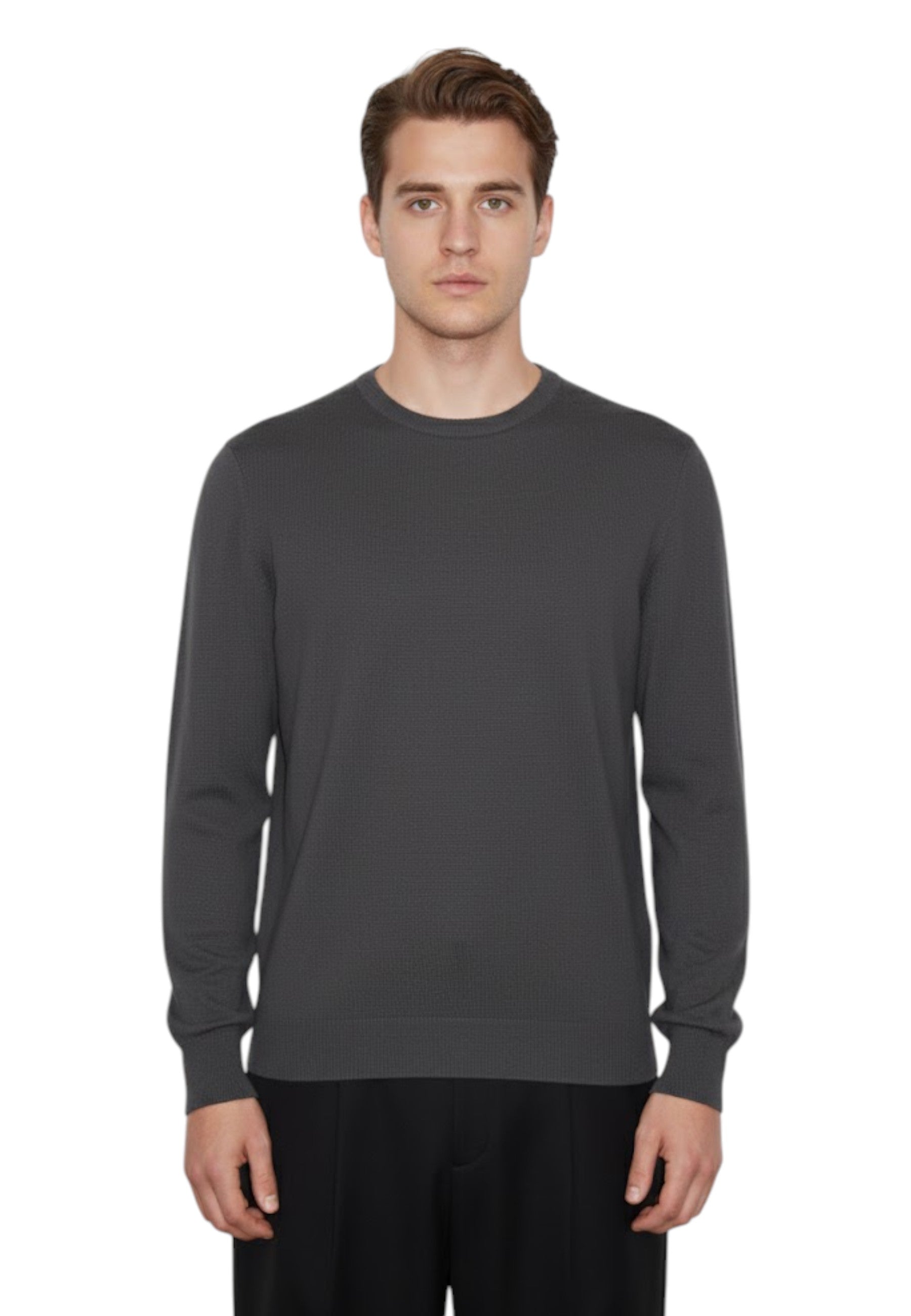 GIROCOLLO MANICA LUNGA Grigio Kangra