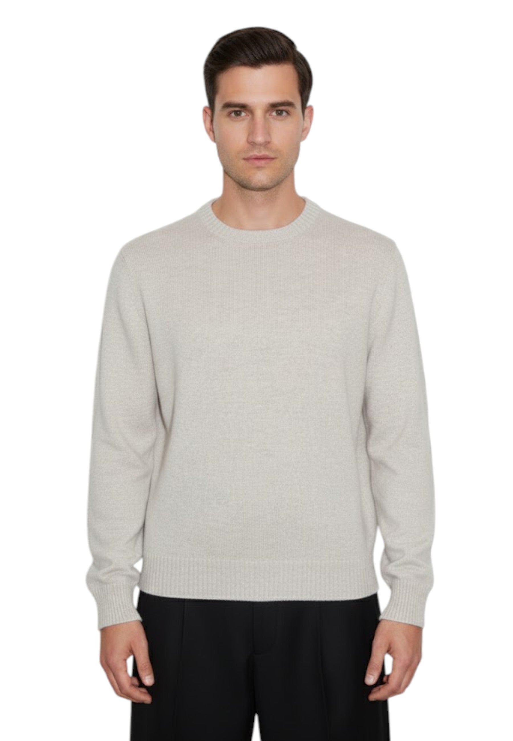 GIROCOLLO MANICA LUNGA Bianco Kangra