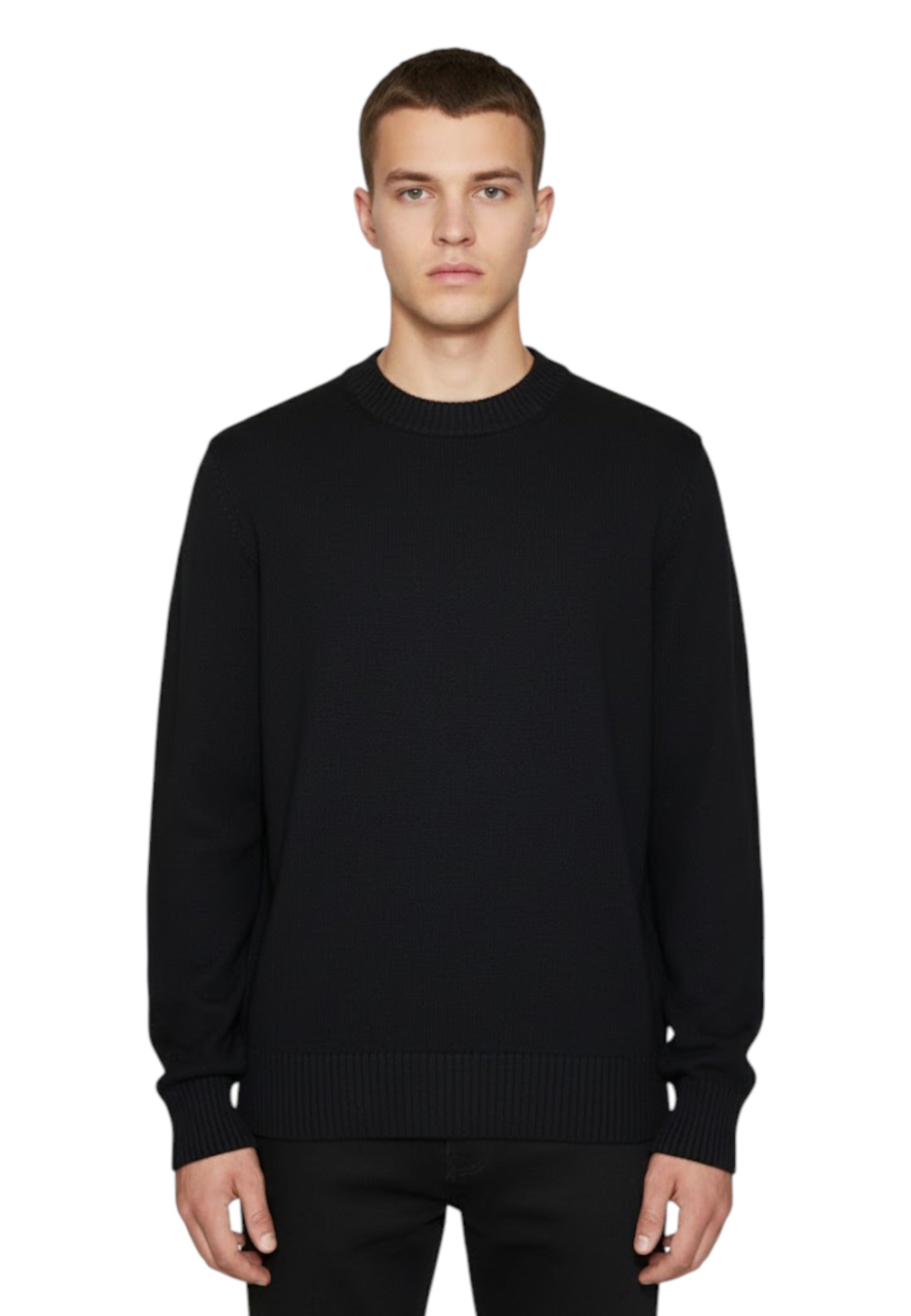 GIROCOLLO MANICA LUNGA Nero Kangra