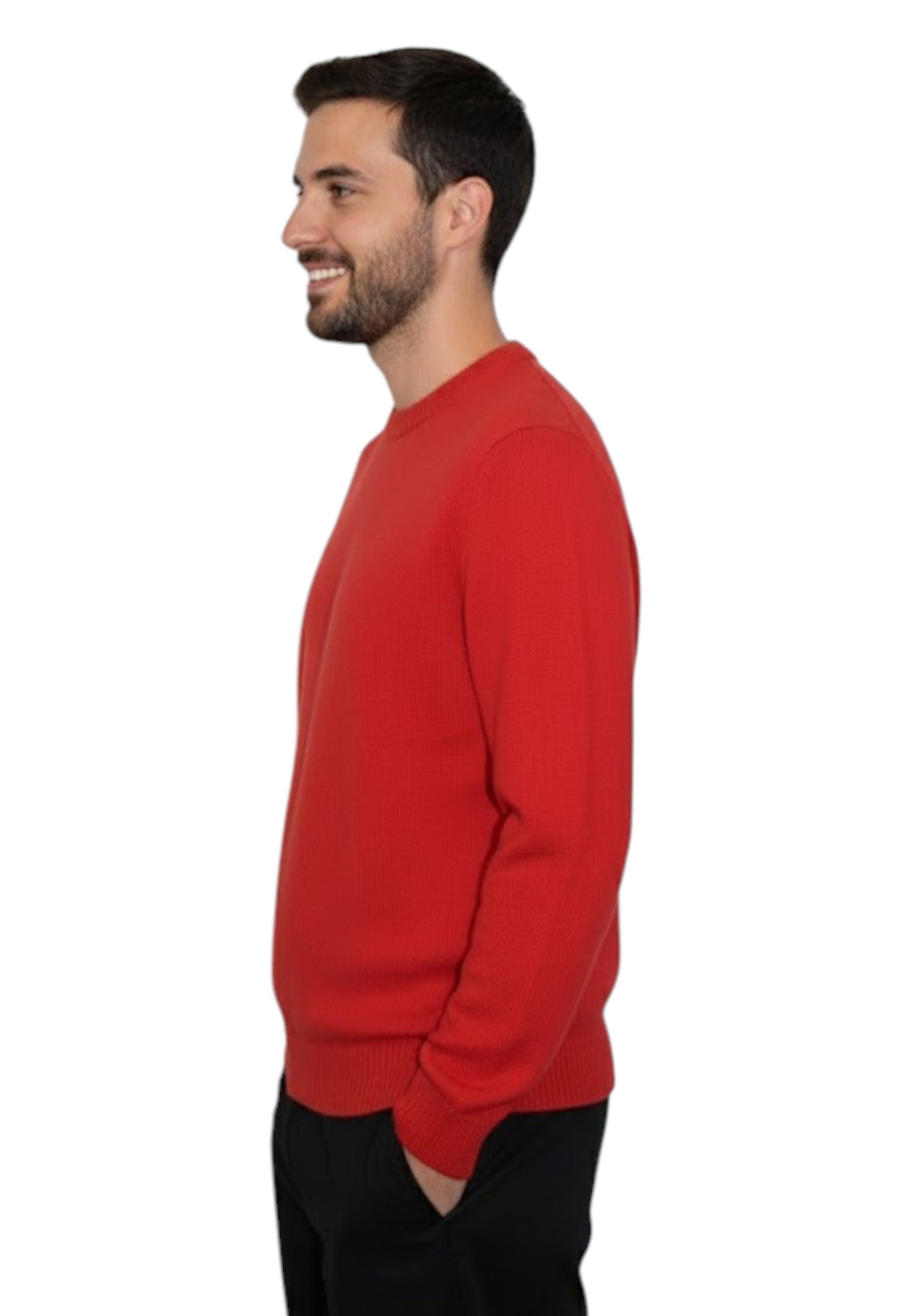 GIROCOLLO MANICA LUNGA Rosso Kangra