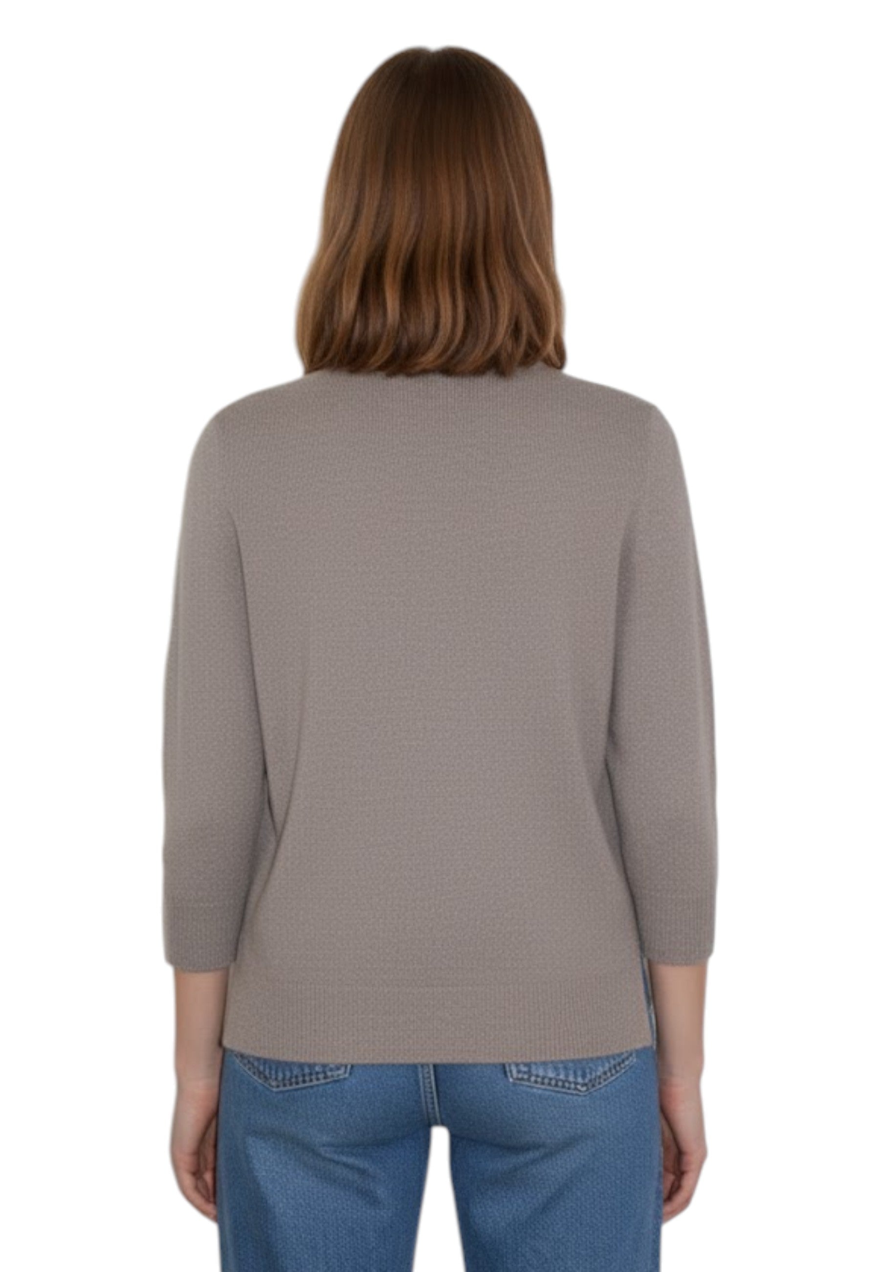 GIROCOLLO MANICA LUNGA Marrone Kangra