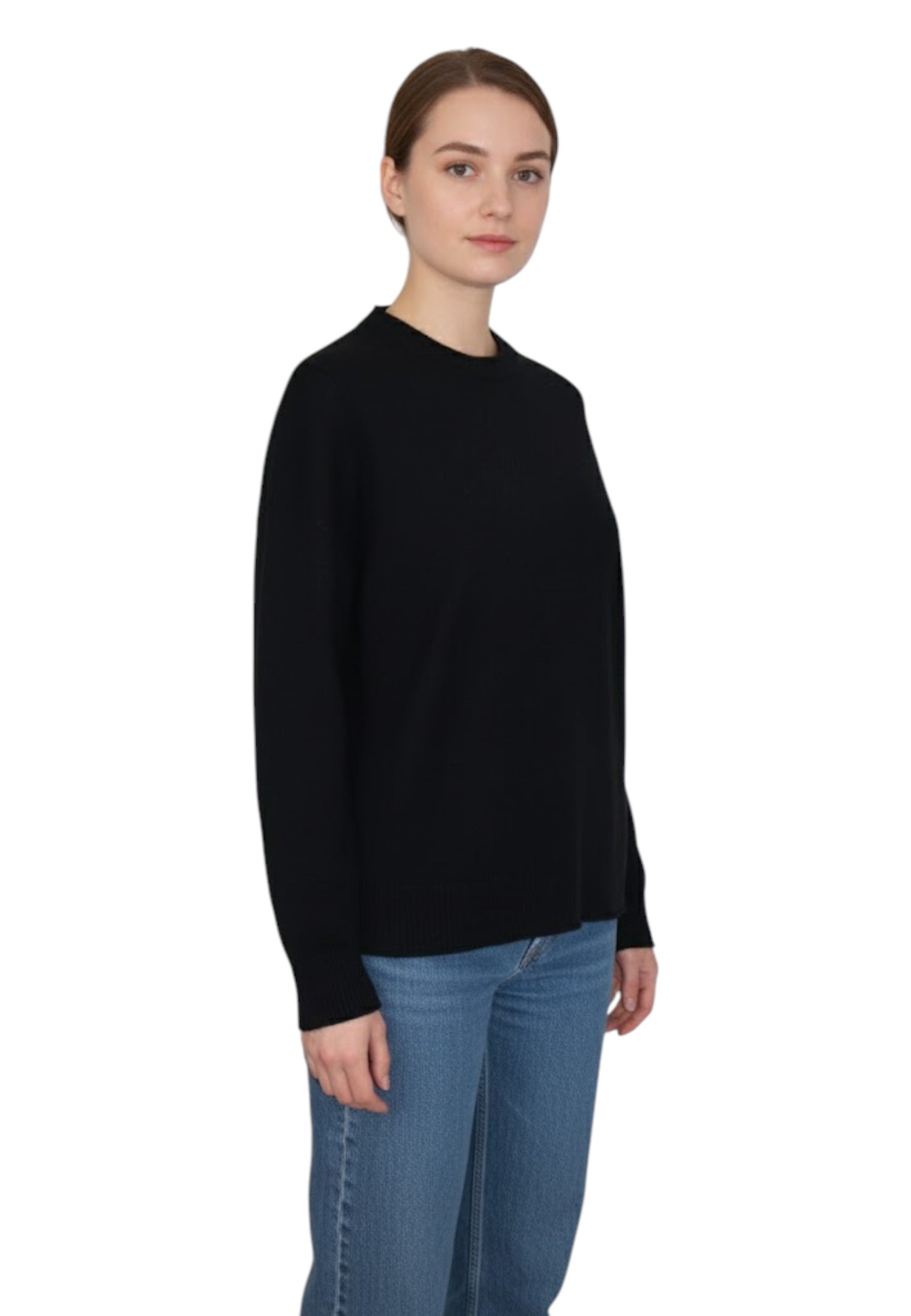 GIROCOLLO MANICA LUNGA Nero Kangra