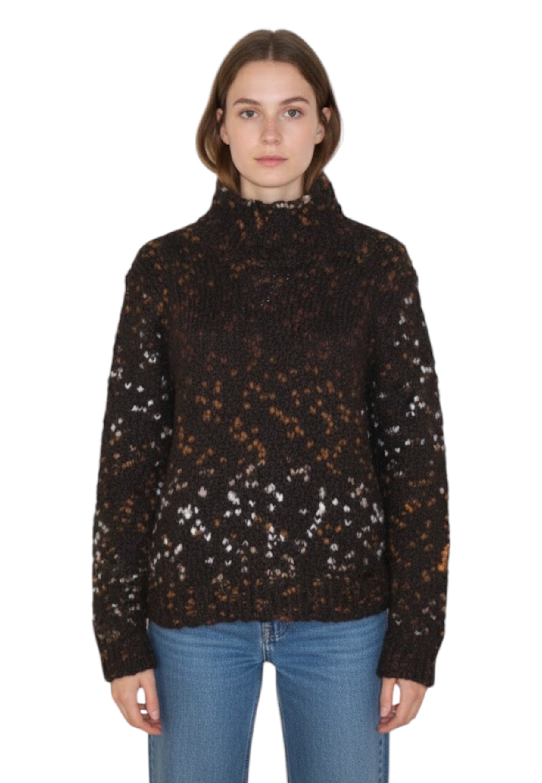 DOLCEVITA MANICA LUNGA Marrone Kangra