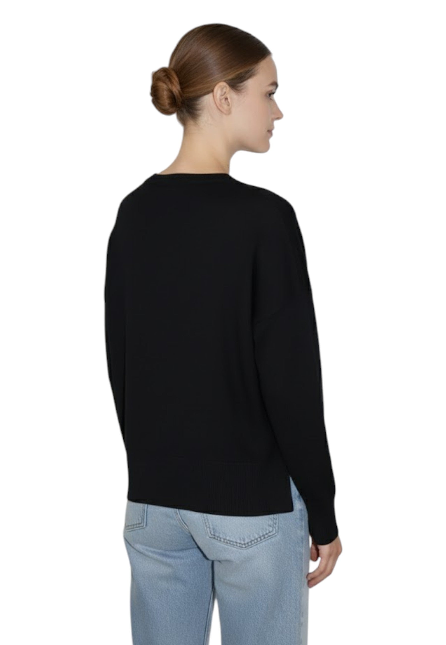 GIROCOLLO MANICA LUNGA Nero Kangra