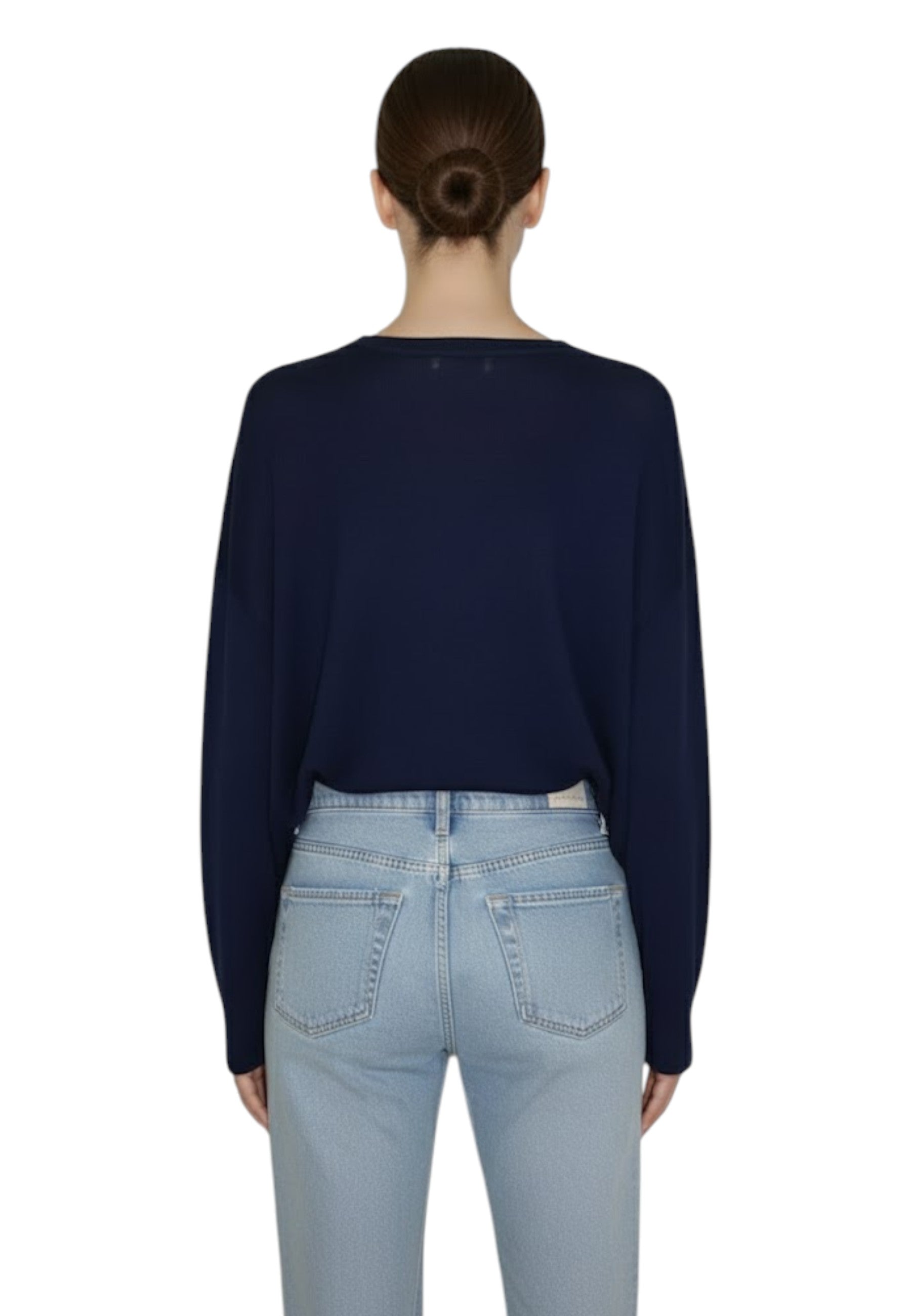 GIROCOLLO MANICA LUNGA Blu Kangra