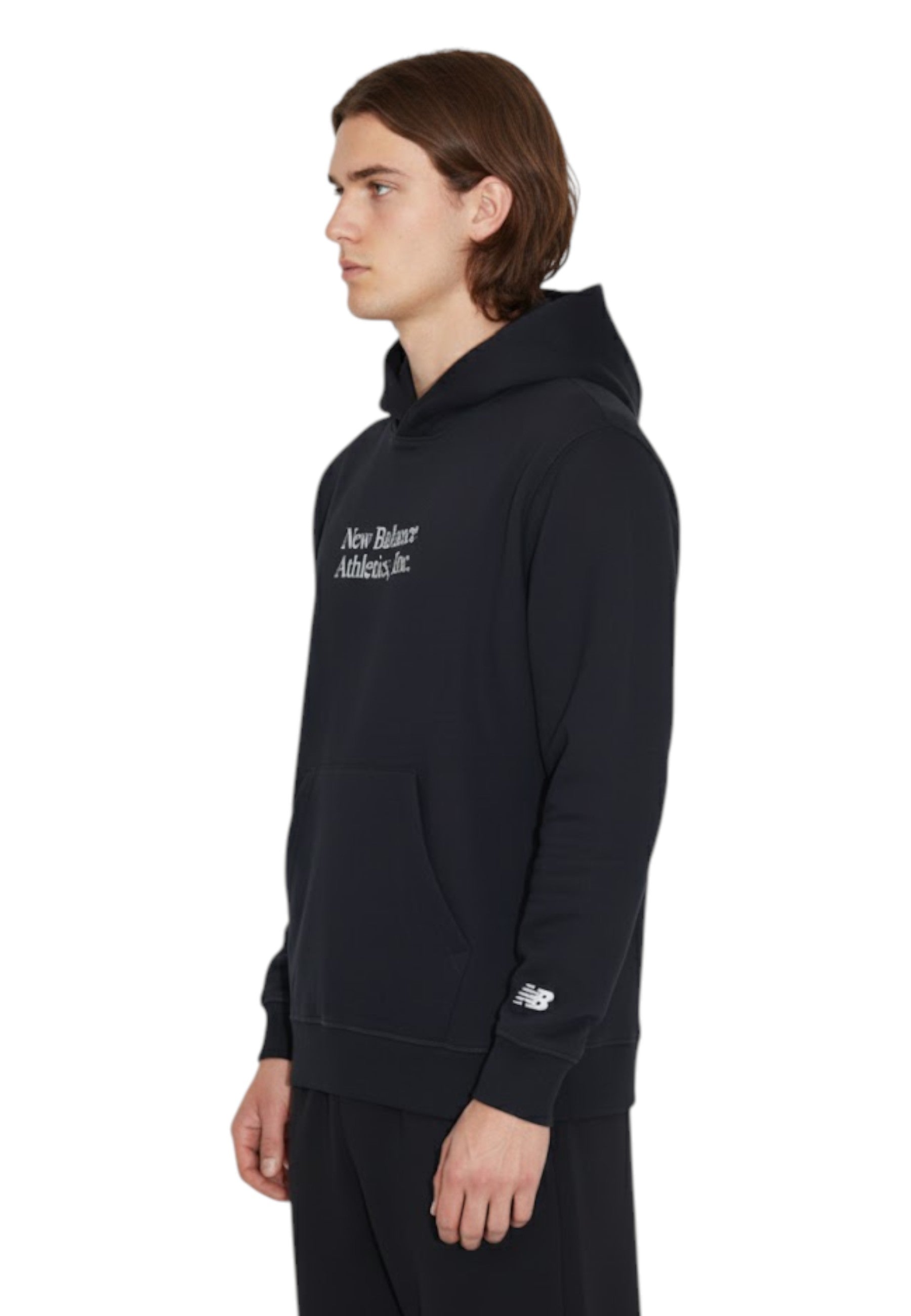 FELPE CON CAPPUCCIO Nero New Balance