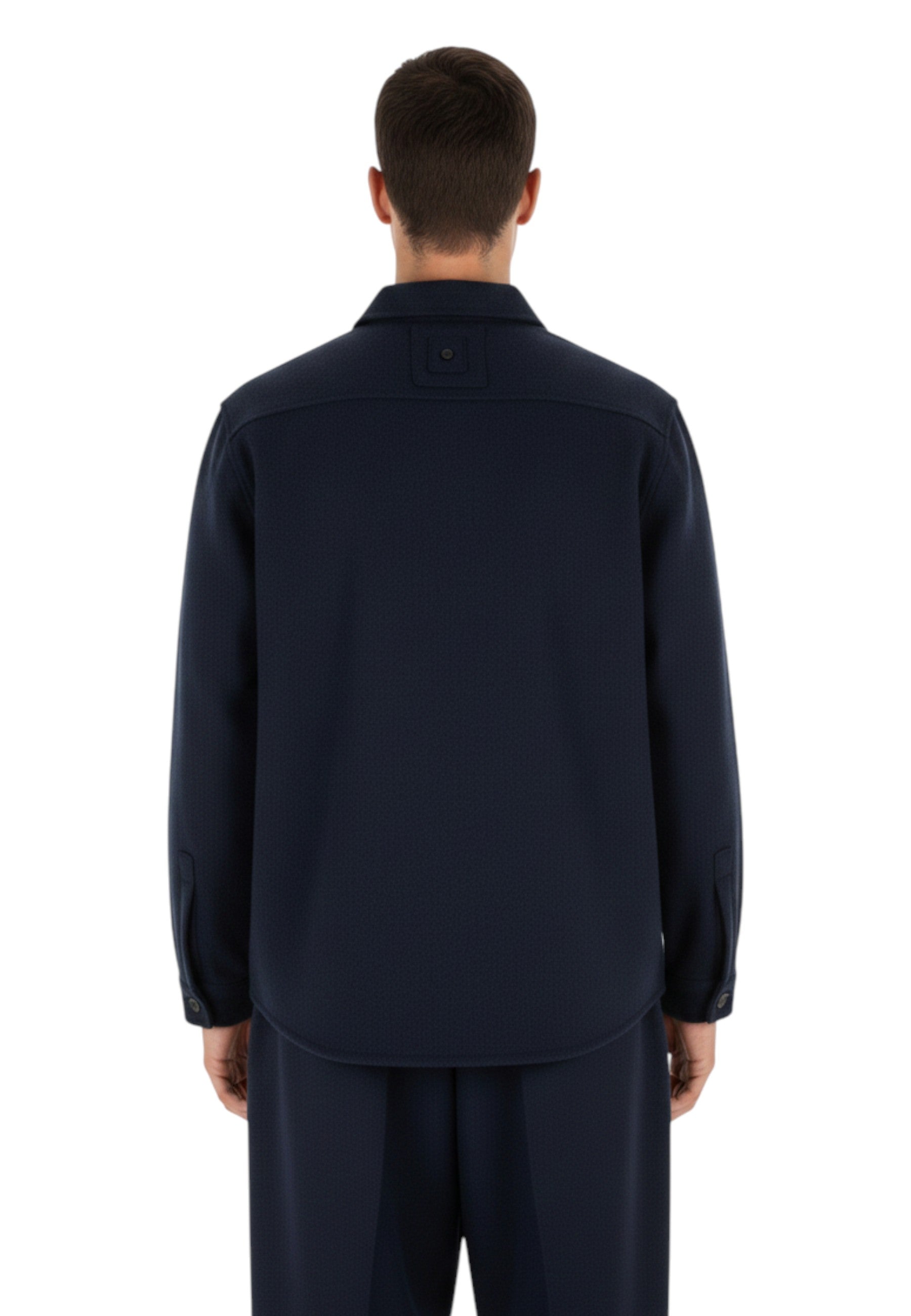 OVERSHIRT Blu White Sand