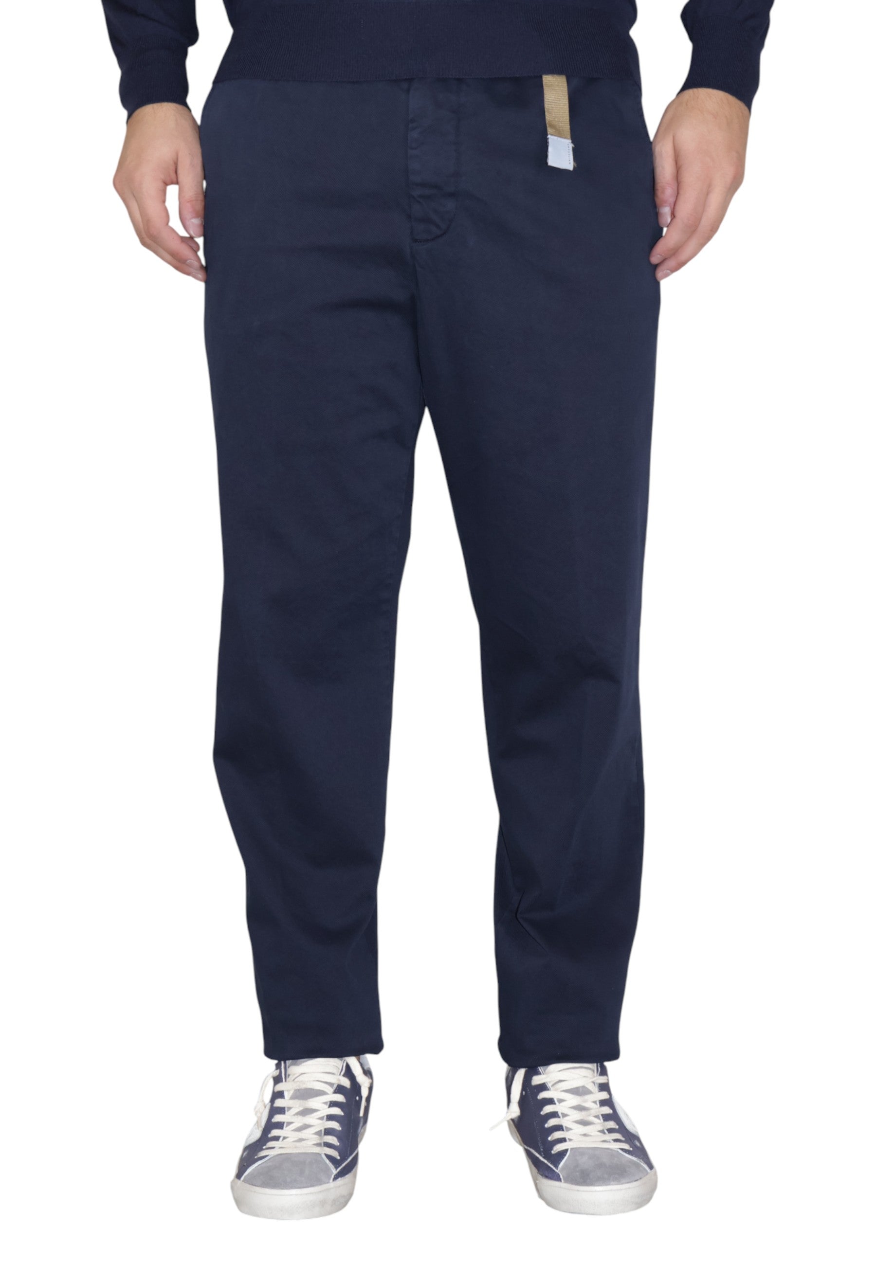 PANTALONI Blu White Sand