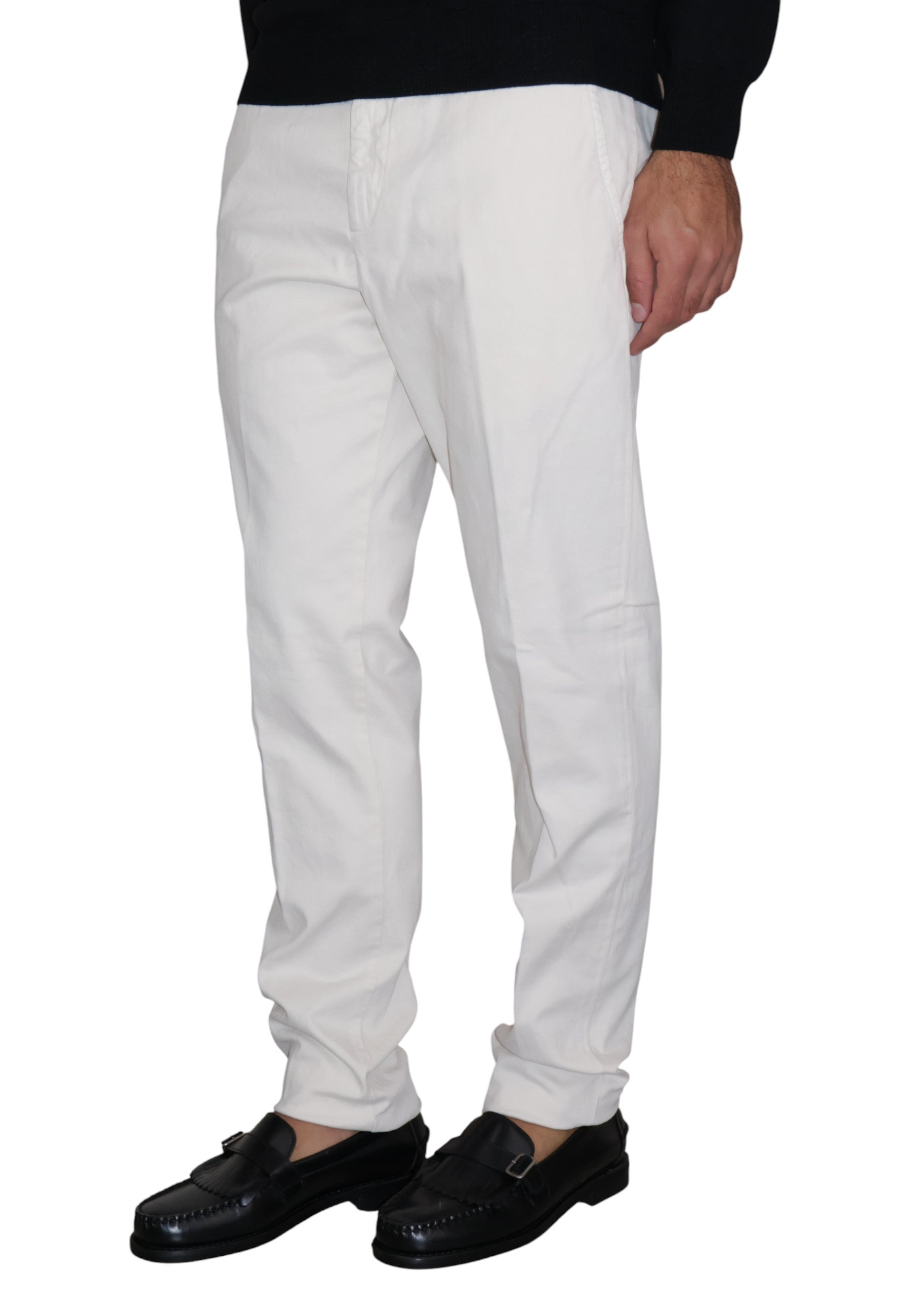 PANTALONI Bianco White Sand