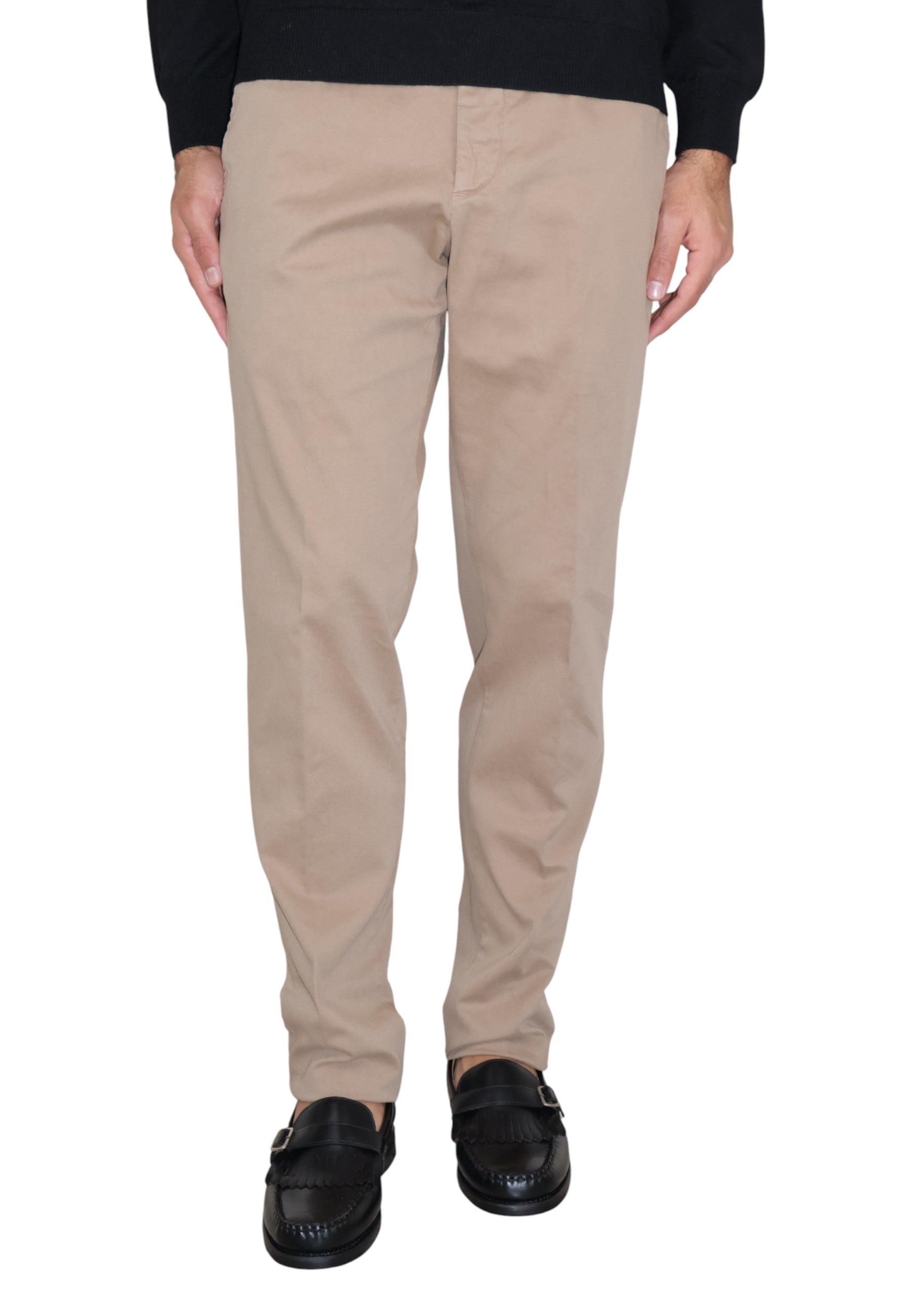 PANTALONI Beige White Sand