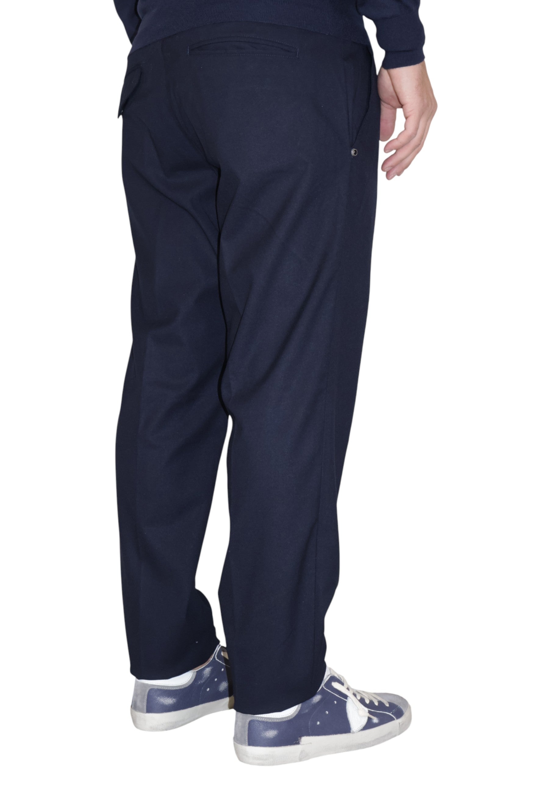 PANTALONI Blu White Sand